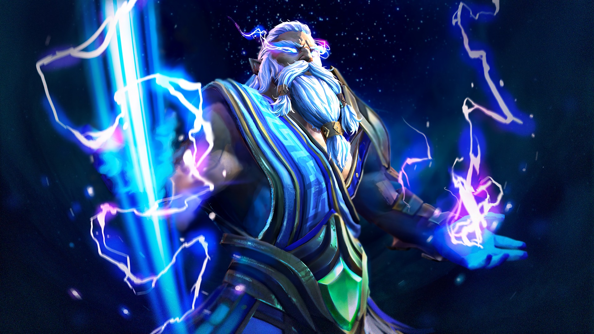 Dota 2 Hero Zeus Roles Nuker Abilities Thundergod's - Heroes De Dota 2 Zeus , HD Wallpaper & Backgrounds