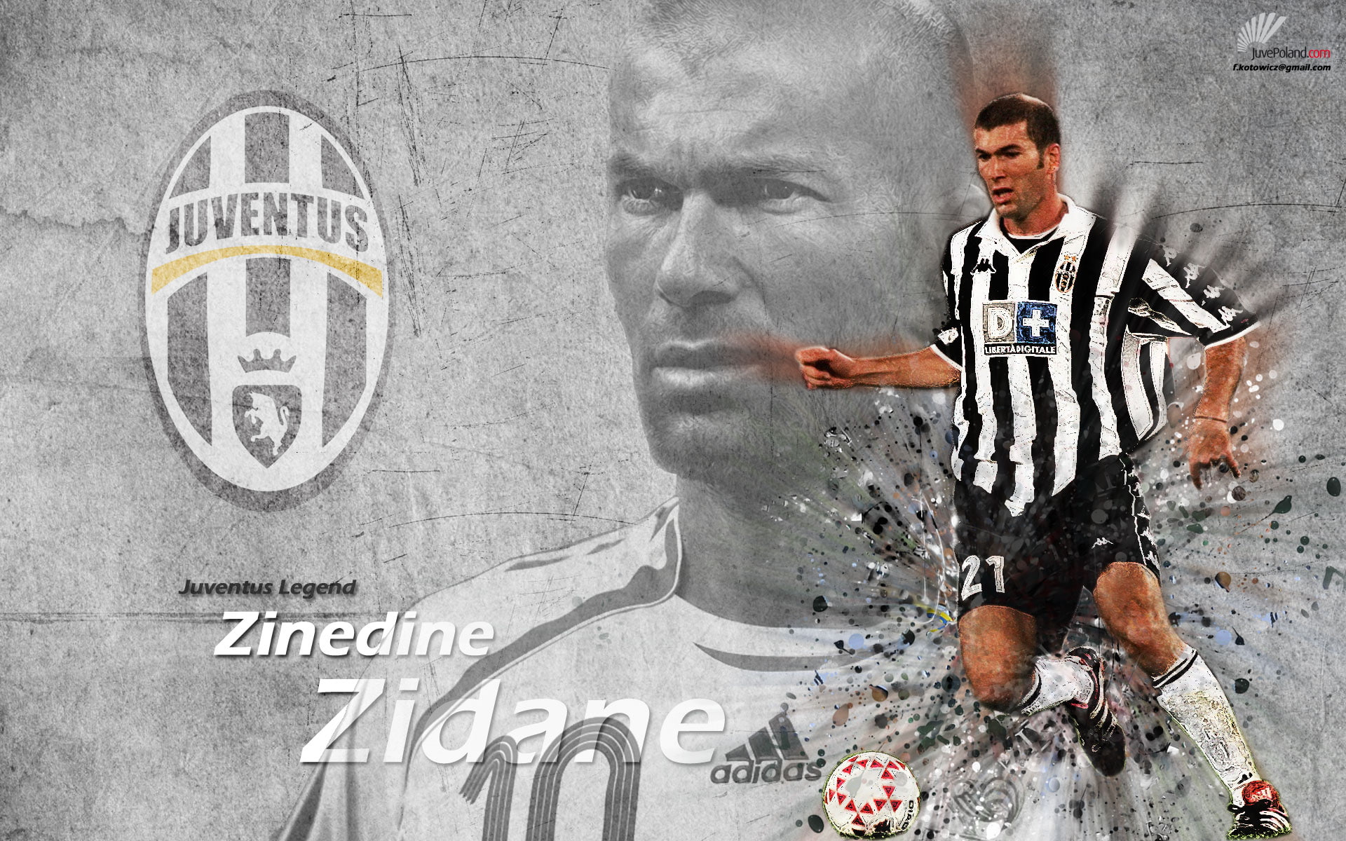 Soccer, Zinedine Zidane, French, Juventus F - Zinedine Zidane , HD Wallpaper & Backgrounds