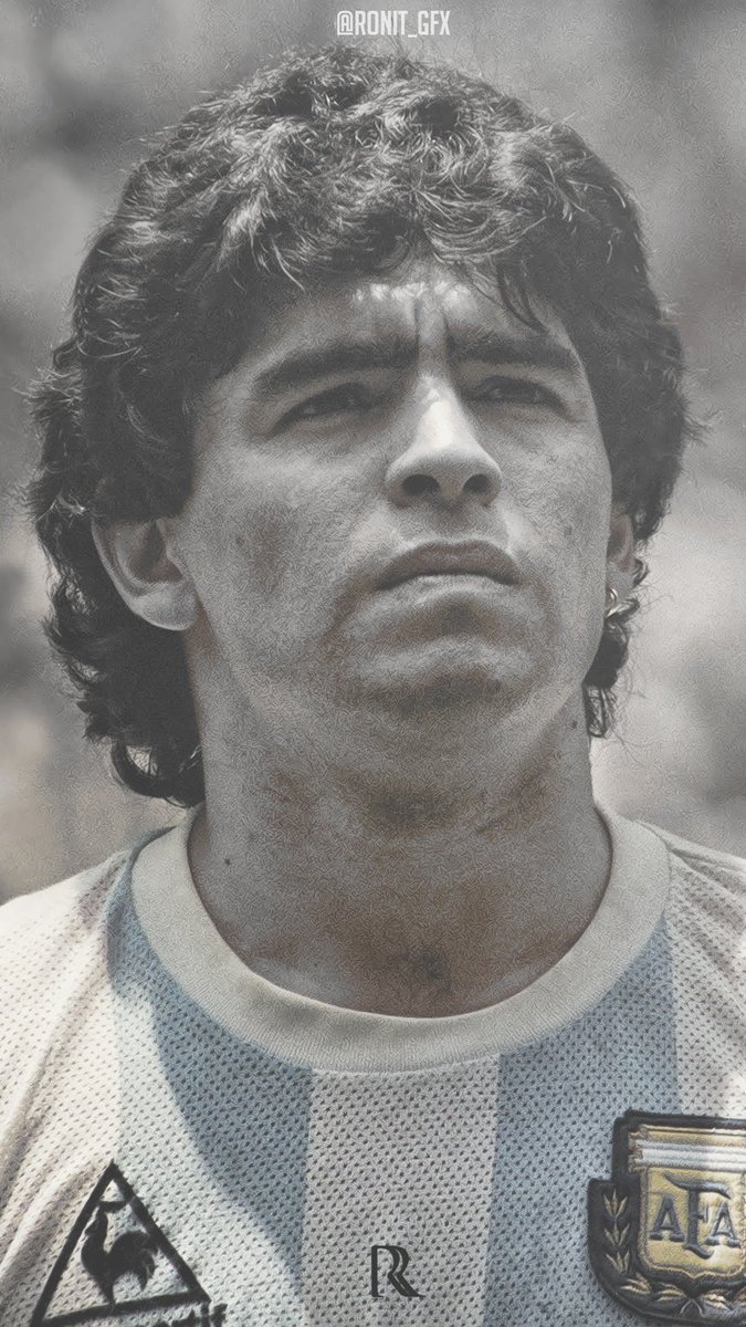 Ronit On Twitter - Diego Maradona , HD Wallpaper & Backgrounds