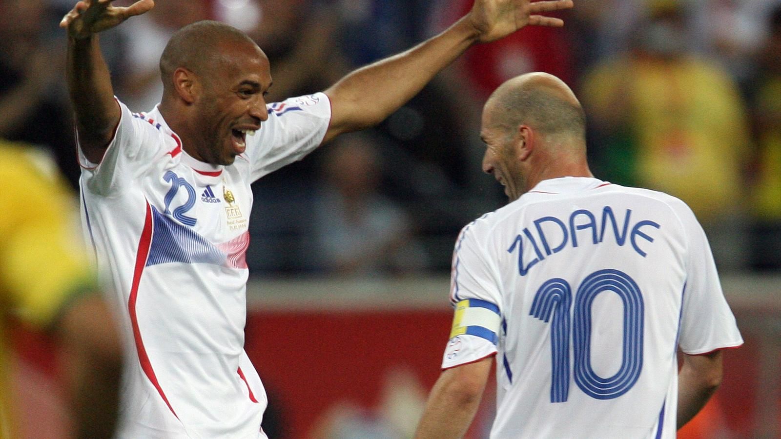 Thierry Henry Deserves Farewell France Appearance In - Thierry Henry And Zidane , HD Wallpaper & Backgrounds