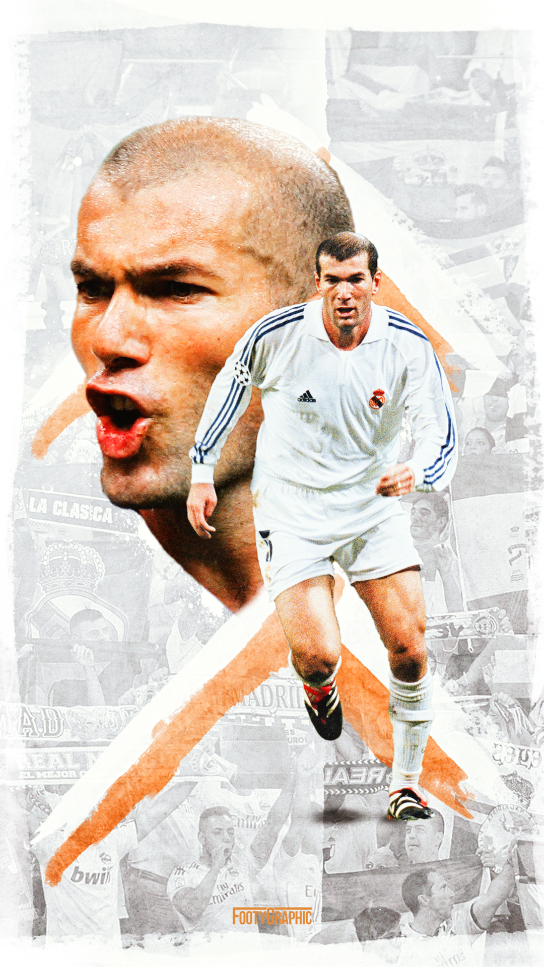 Sports / Zinedine Zidane Mobile Wallpaper - Zinedine Zidane , HD Wallpaper & Backgrounds