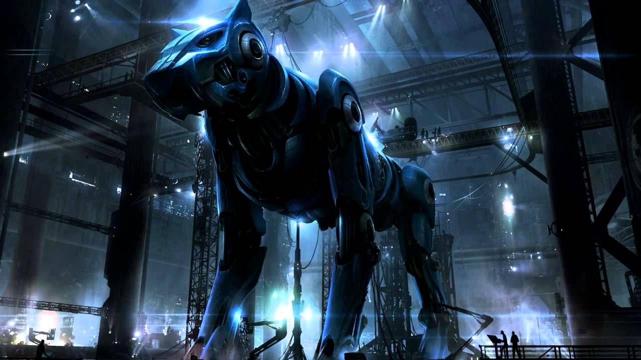 Excision Downlink Robo Kitty Best Dubstep Alien Concept - Sci Fi Robot Dog , HD Wallpaper & Backgrounds