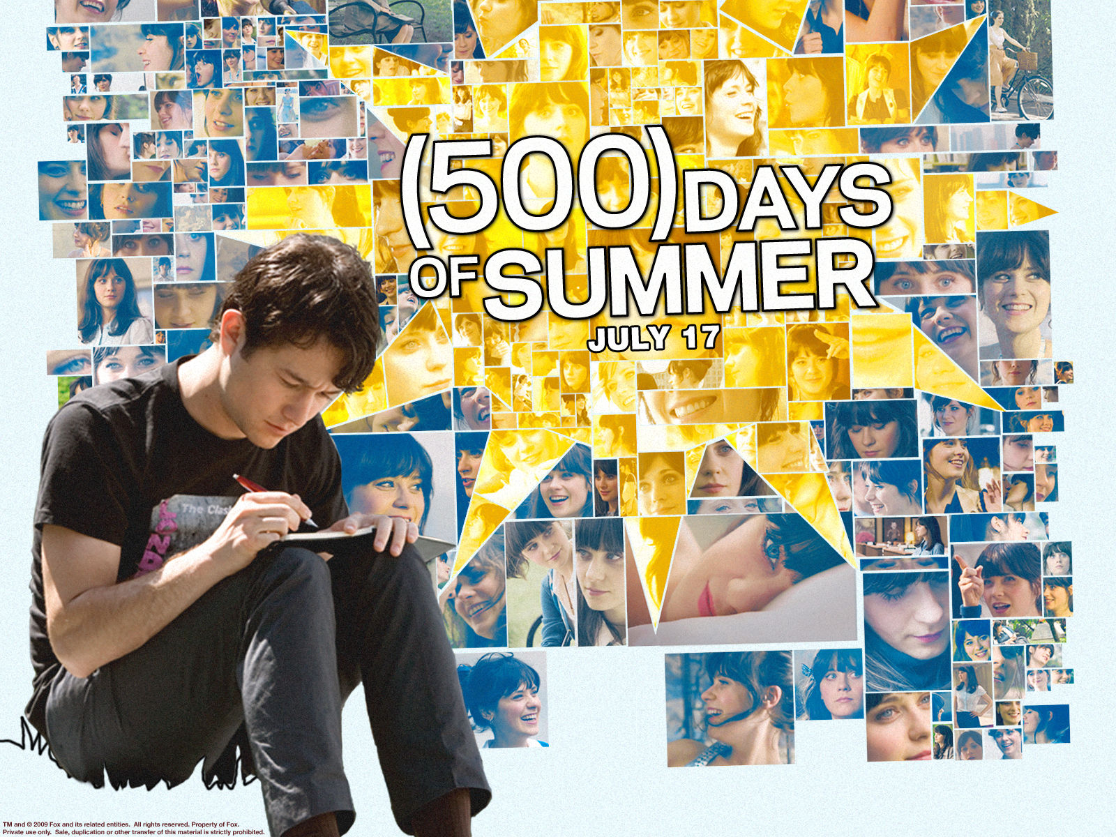 500 Days Of Summer Wallpaper - 500 Days Of Summer Cover , HD Wallpaper & Backgrounds