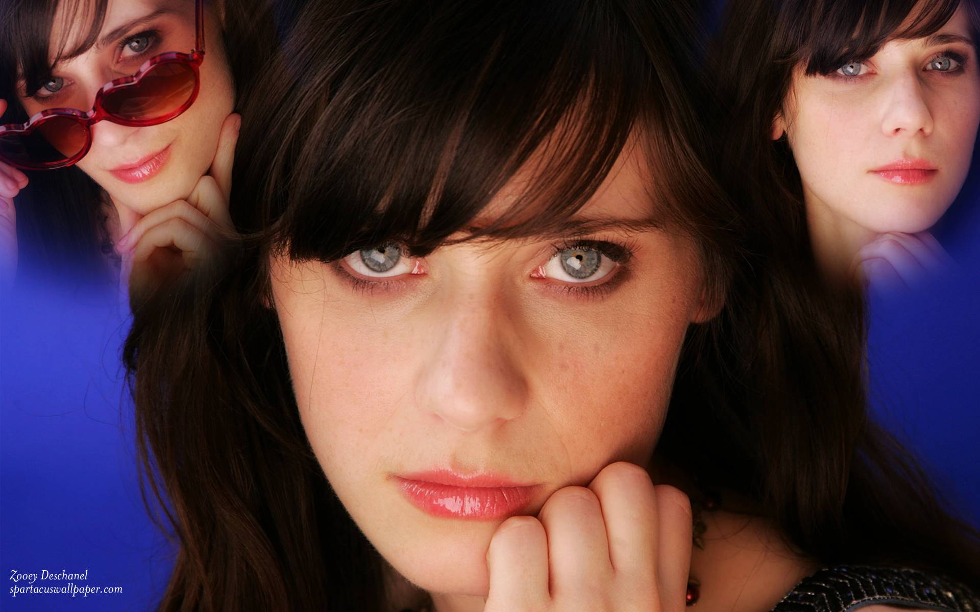 Zooey Deschanel - Zooey Deschanel Sexy Eyes , HD Wallpaper & Backgrounds