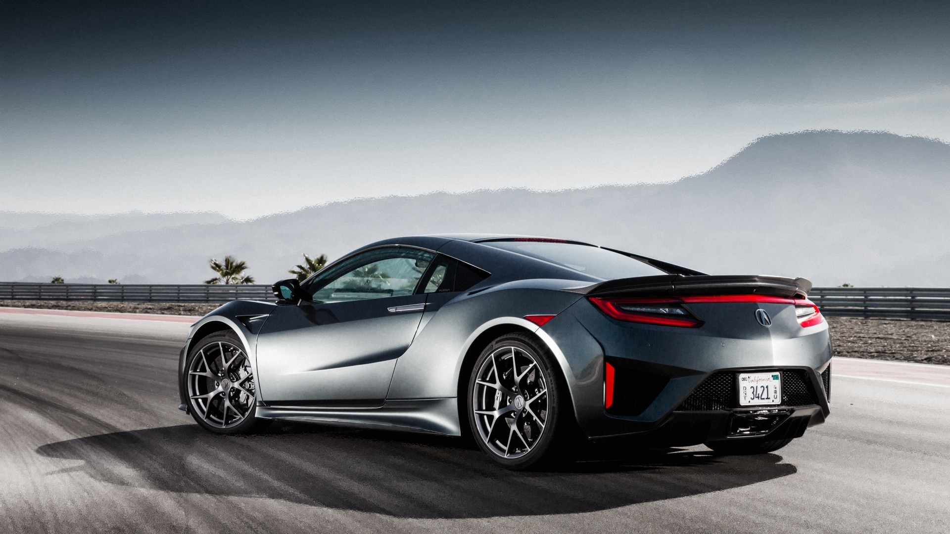 Acura Nsx - Acura Nsx Back View , HD Wallpaper & Backgrounds