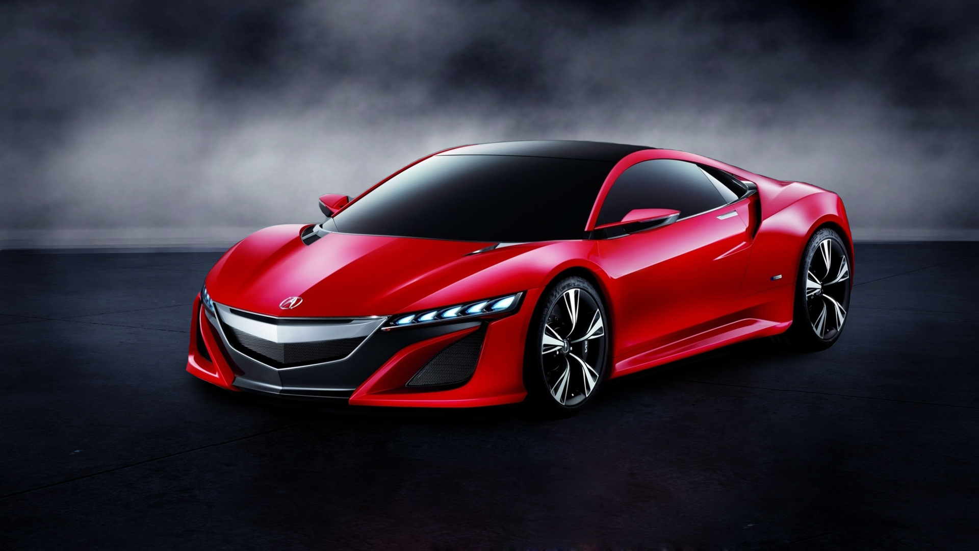 Acura Nsx Hd Black Wallpaper Download - Honda Nsx 2017 Red , HD Wallpaper & Backgrounds