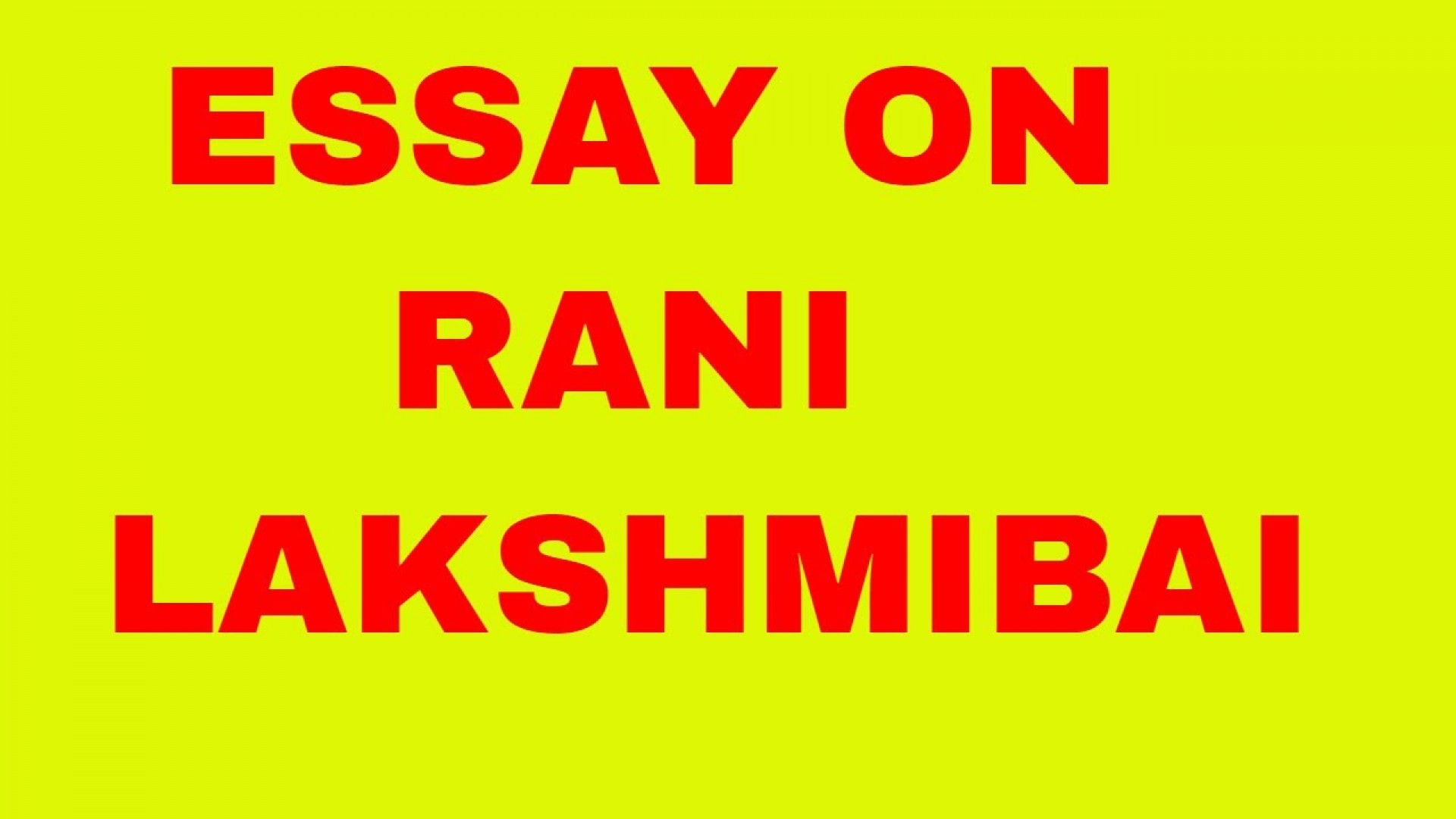 003 Jhansi Ki Rani Essay In English Example - Rainy Season Essay In English , HD Wallpaper & Backgrounds