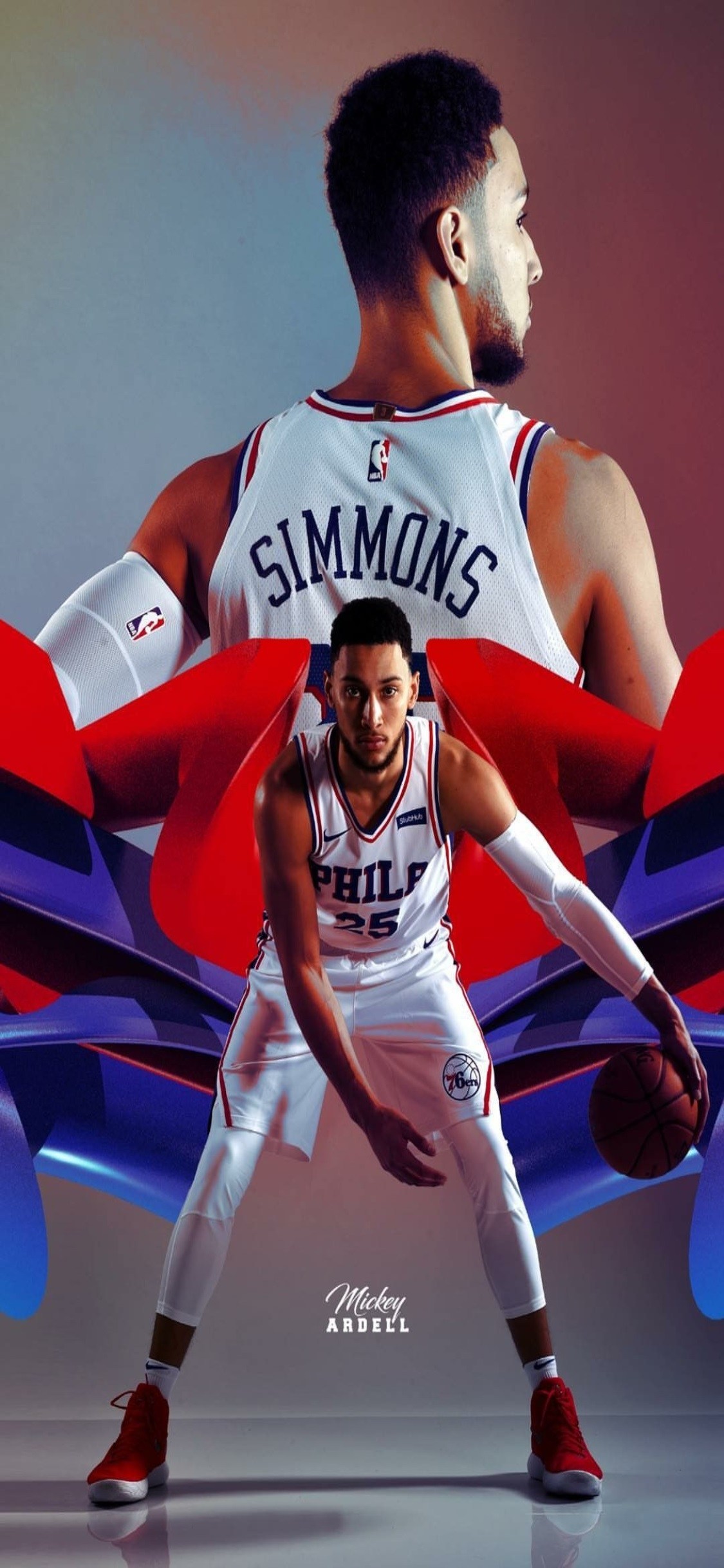 76ers Iphone X Wallpaper Free Hd And - Ben Simmons Wallpaper Hd Iphone , HD Wallpaper & Backgrounds