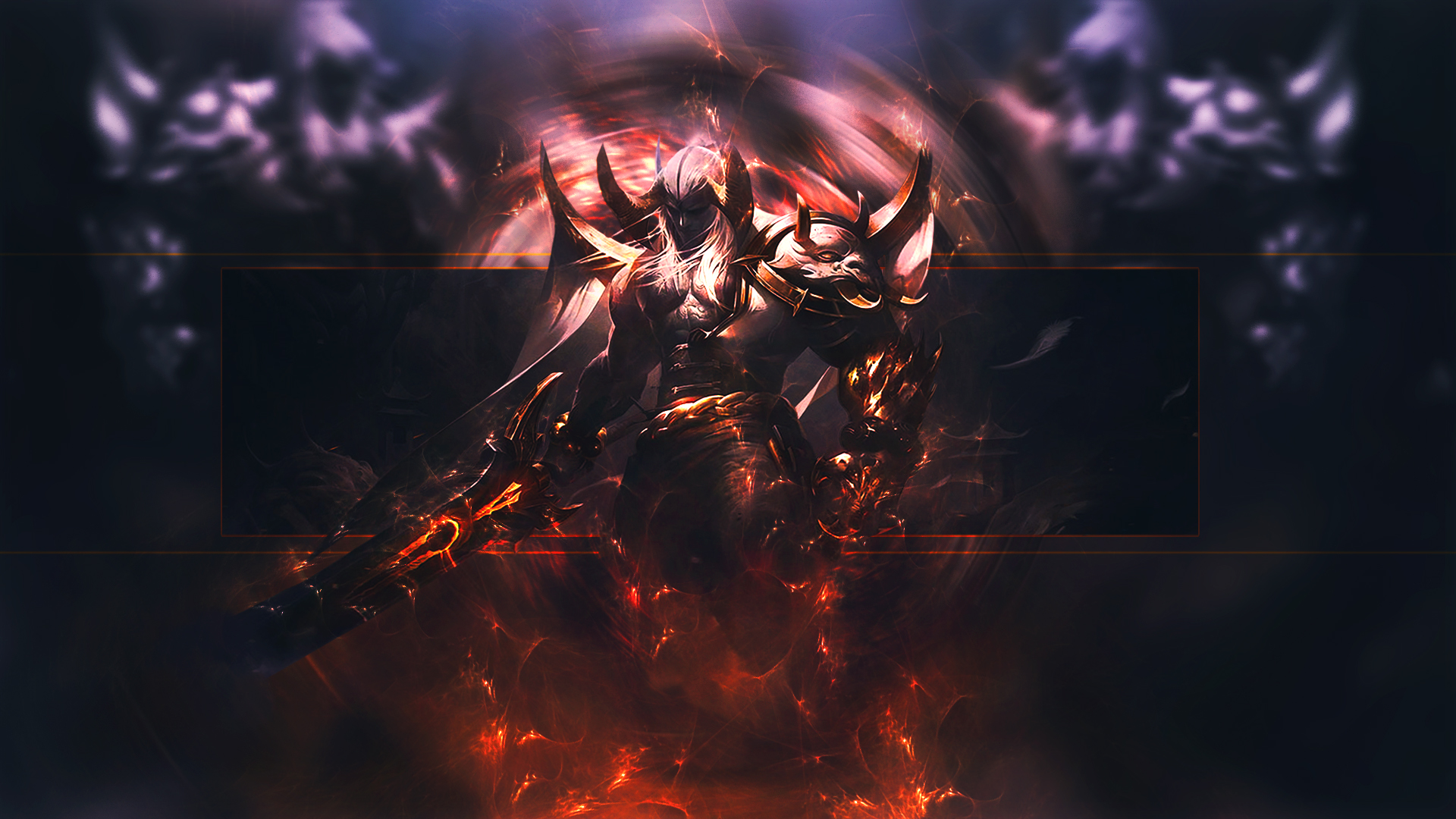 Blood Moon Aatrox Amazing Artwork By Mr Booker 4471 , HD Wallpaper & Backgrounds