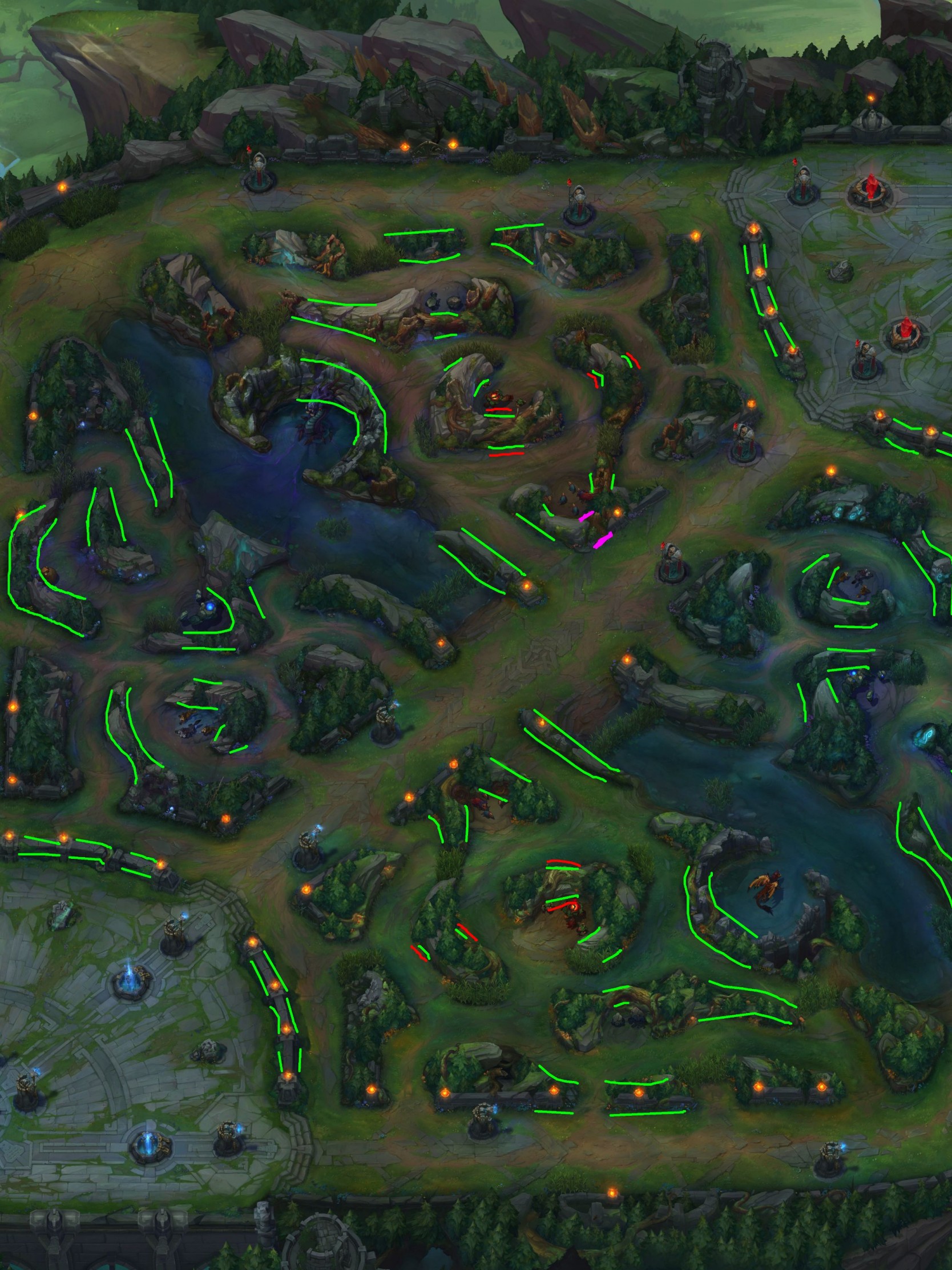 Download Wallpaper - Jungle League Of Legends Map , HD Wallpaper & Backgrounds