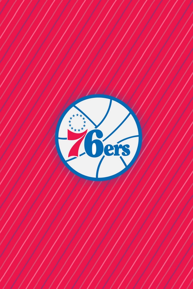 Philadelphia 76ers Iphone-android Wallpaper - Philadelphia 76ers Colors , HD Wallpaper & Backgrounds