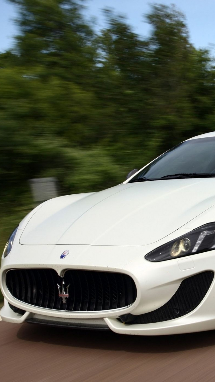 Sport, Maserati, Supercar, Maserati Granturismo, Car - 2014 Maserati Granturismo White , HD Wallpaper & Backgrounds