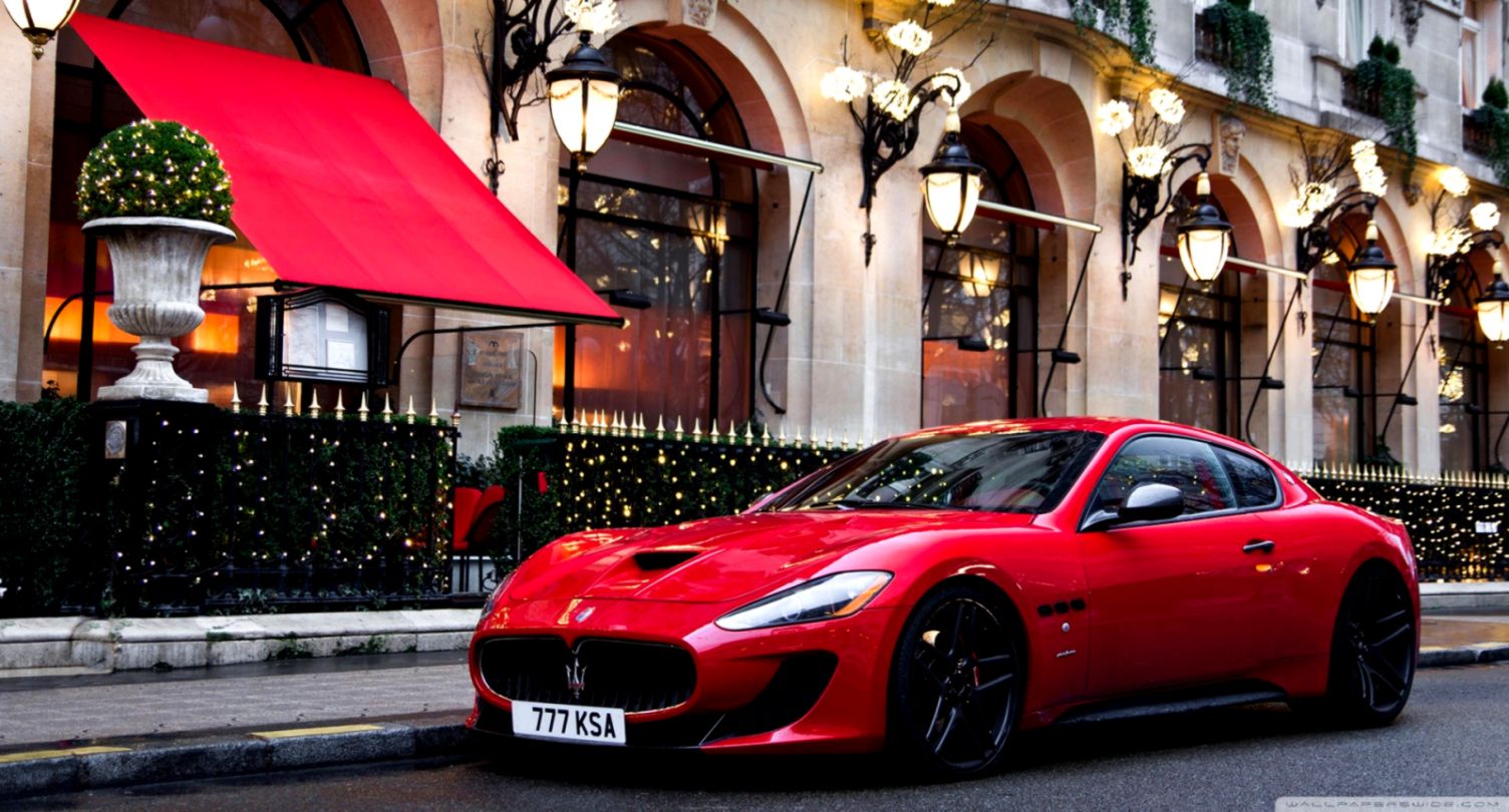 Maserati Gran Turismo Car Wallpaper Wallpapers - Maserati Granturismo Sport Red , HD Wallpaper & Backgrounds