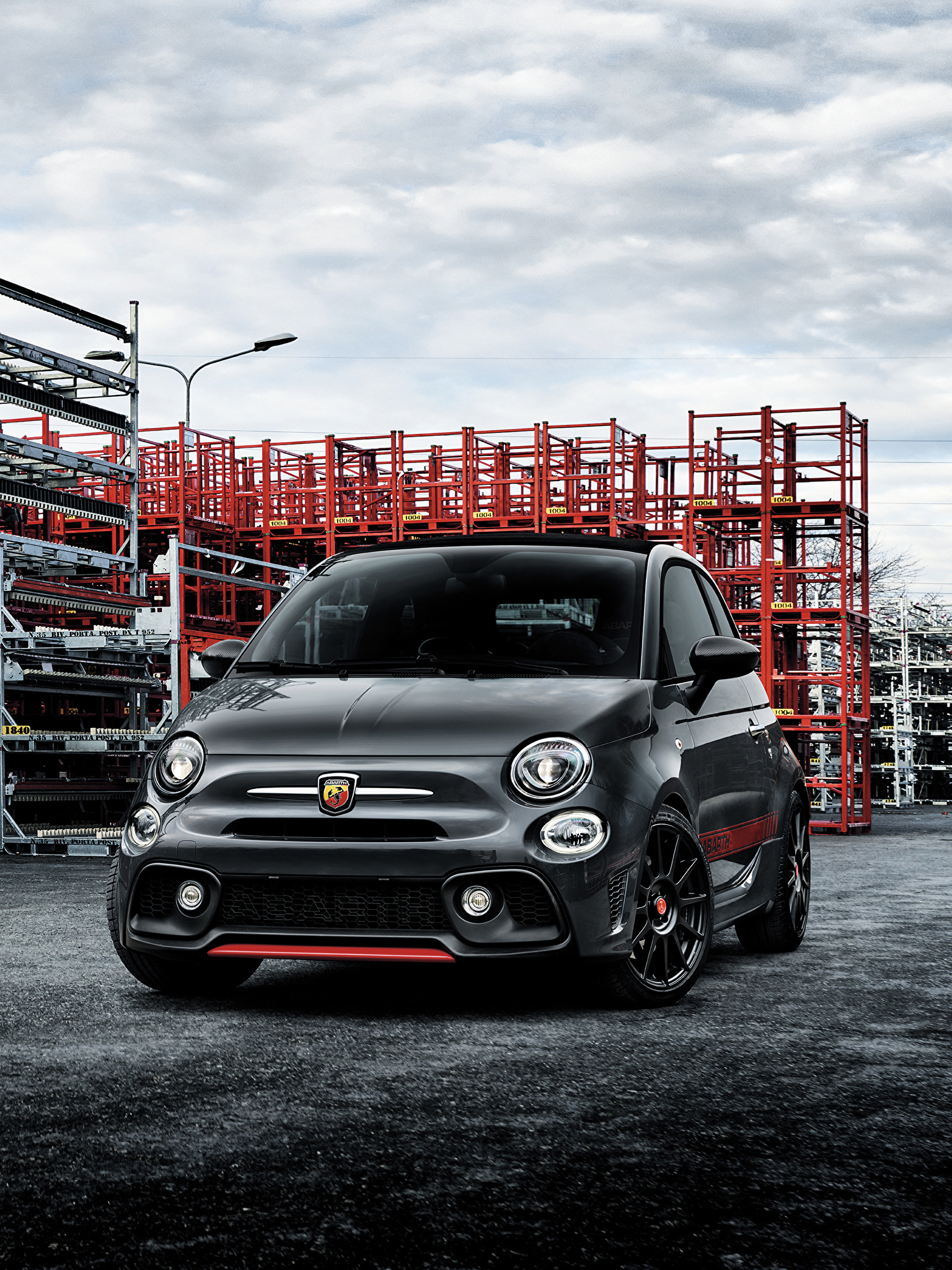 Wallpaper Abarth Metallic Automobile - Fiat 500 Abarth Wallpaper Phone , HD Wallpaper & Backgrounds