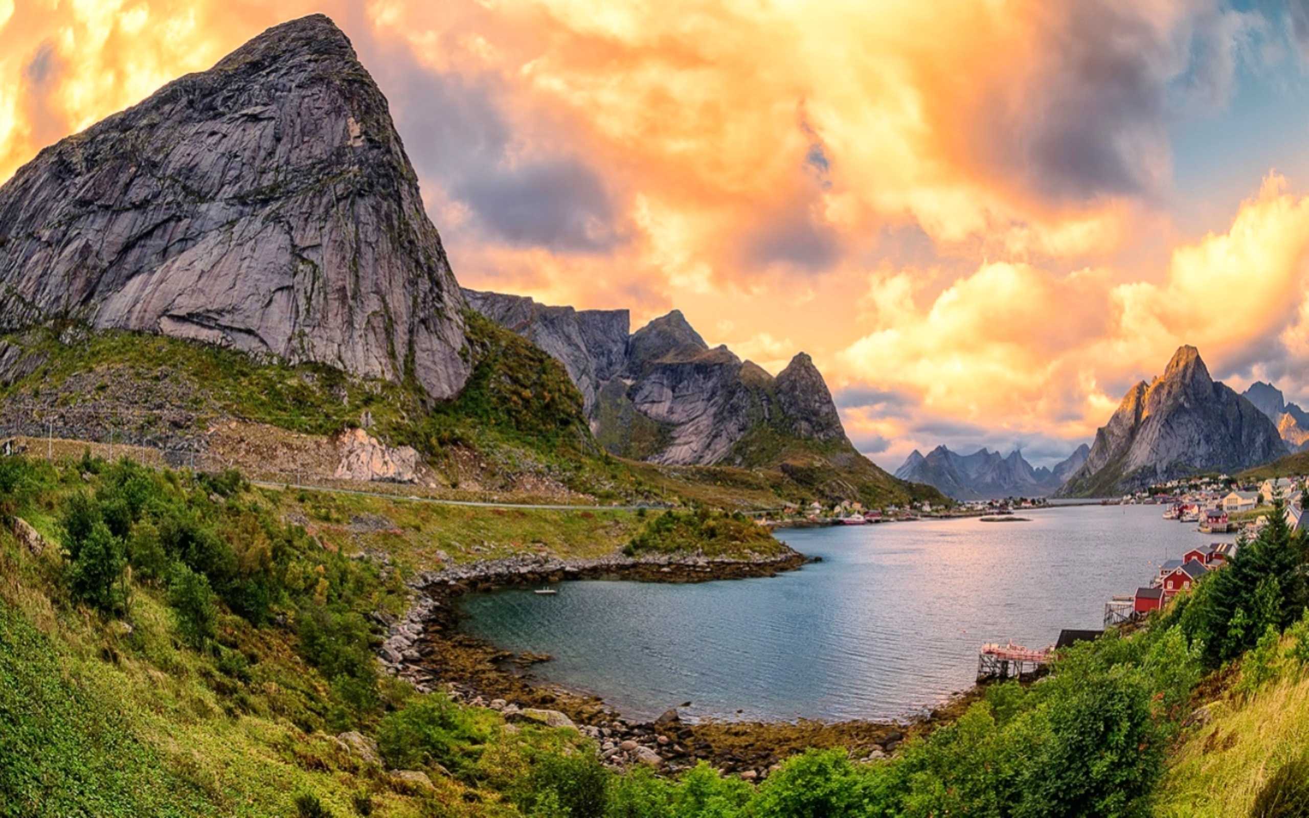 Hd Wallpaper Wap - Lofoten Fjord , HD Wallpaper & Backgrounds