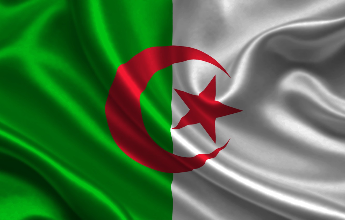 Photo Wallpaper Flag, Algeria, Algeria - Fond Decran Drapeau Algerie , HD Wallpaper & Backgrounds