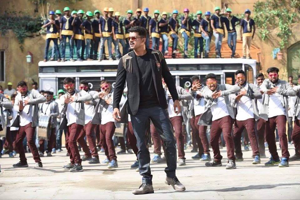 Theri Movie Latest Stills - Tamil Dance Background Hd , HD Wallpaper & Backgrounds