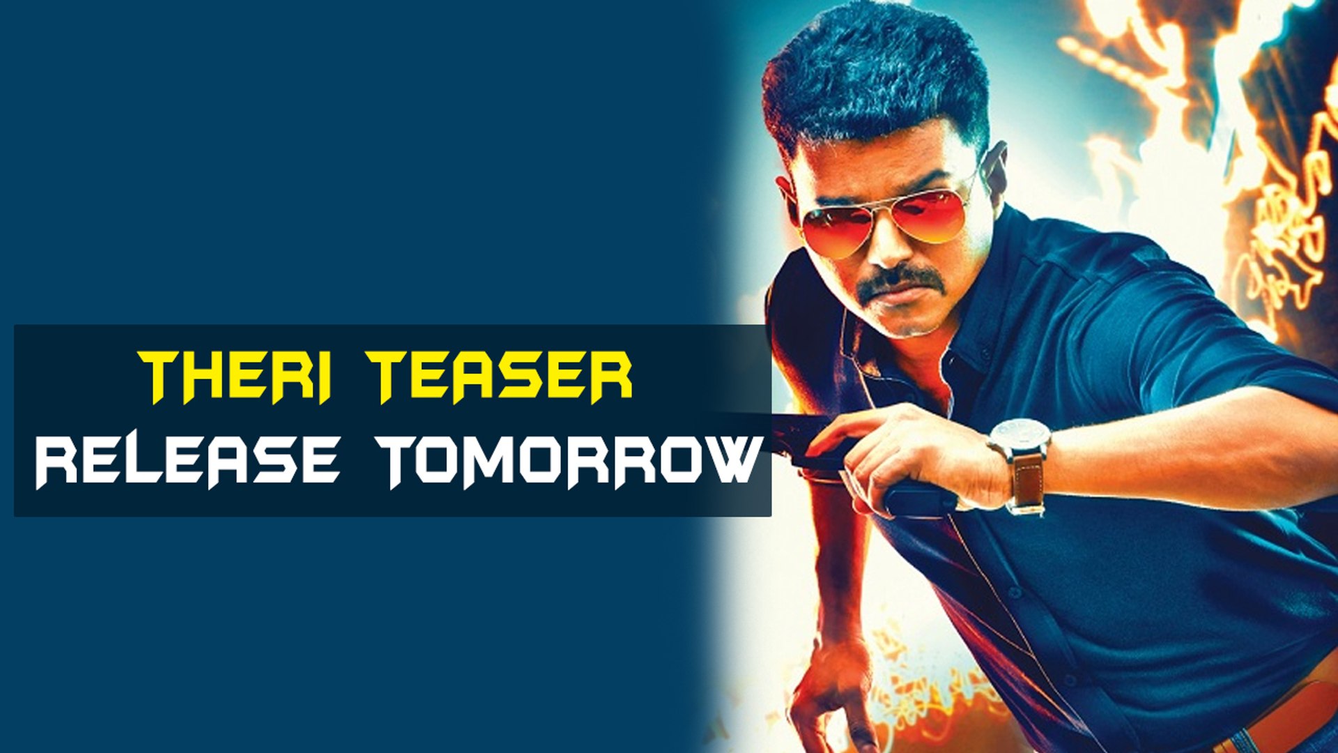 Vijay's 'theri' Teaser Releases Tomorrow - Vijay Stills In Theri , HD Wallpaper & Backgrounds