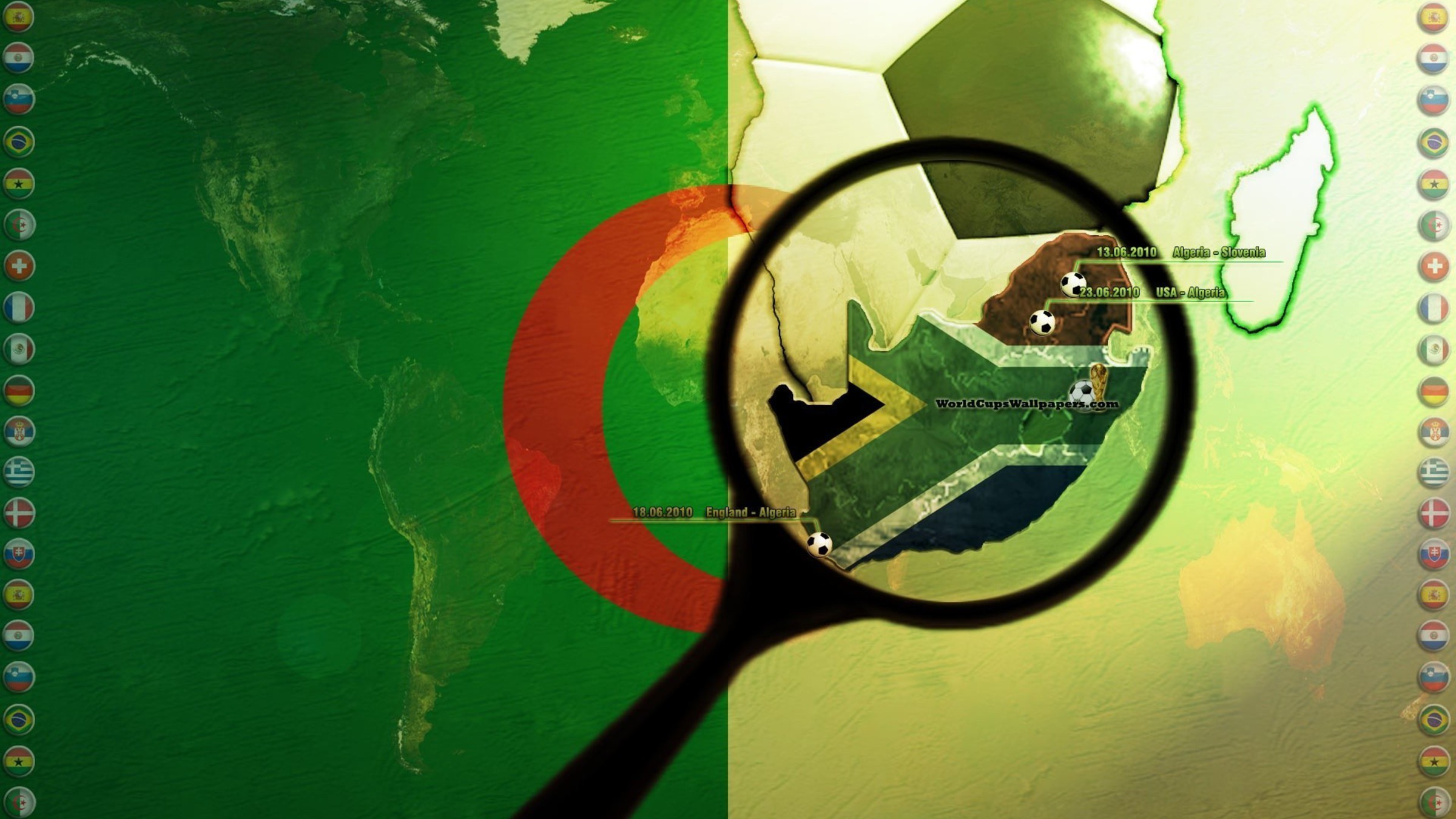 Algeria World Cup Wallpaper - Fond D Écran Algerie , HD Wallpaper & Backgrounds