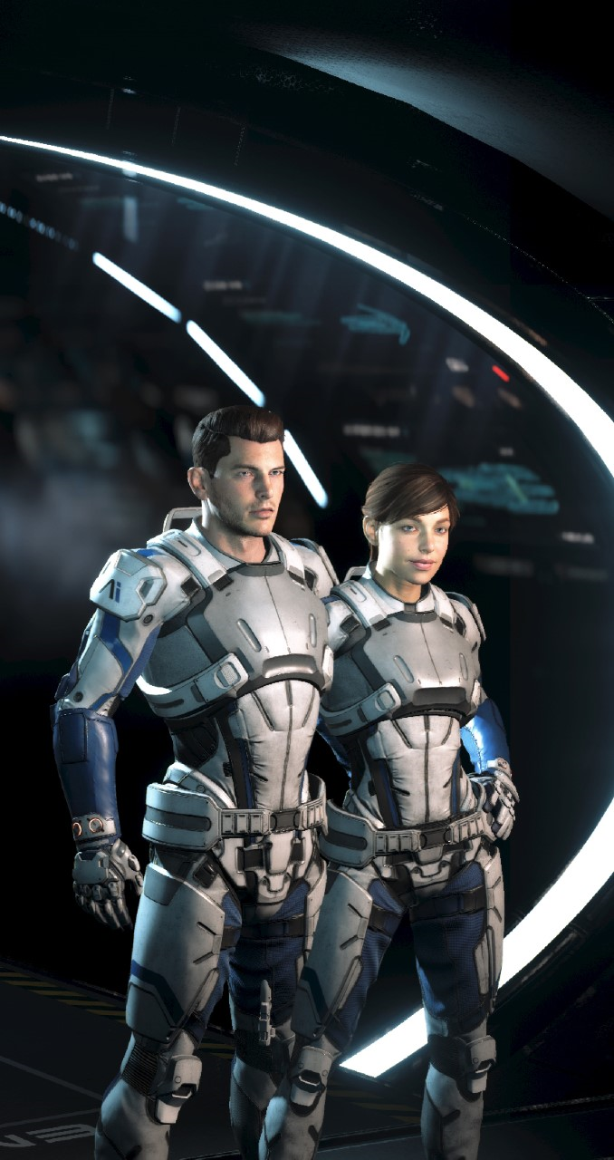 Click On Any Of The Thumbnails Below For A Full-sized - Mass Effect Andromeda Ryder , HD Wallpaper & Backgrounds