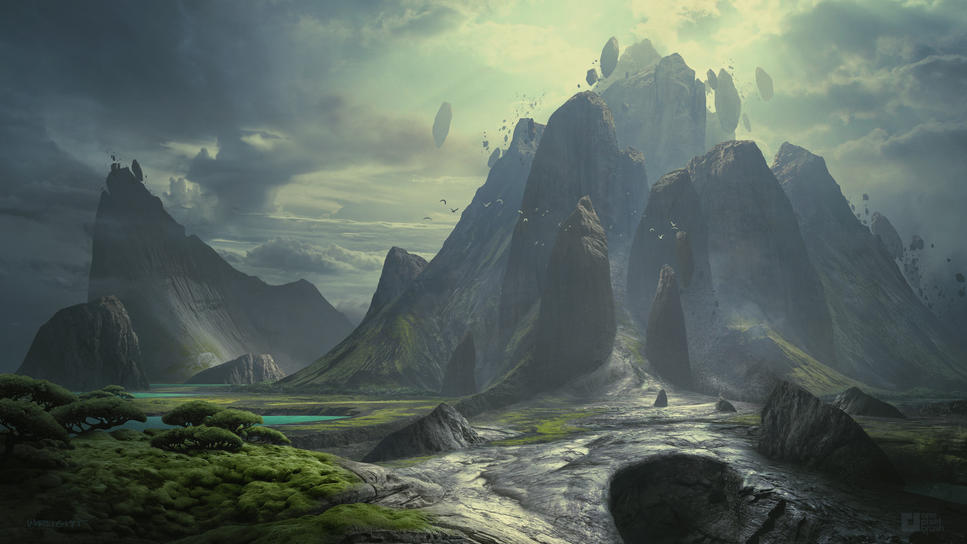 Mass Effect Andromeda - Mass Effect Concept Art Landscapes , HD Wallpaper & Backgrounds