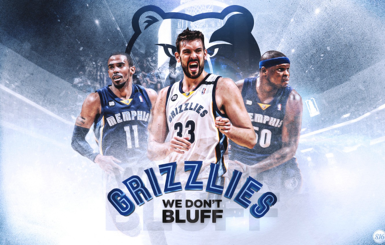 Photo Wallpaper Sport, Basketball, Nba, Grizzlies, - Memphis Grizzlies Big 3 , HD Wallpaper & Backgrounds