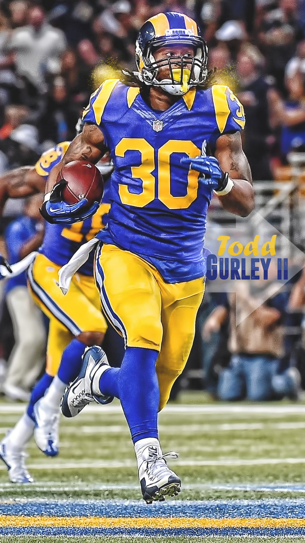 Todd Gurley Wallpaper Rams - Todd Gurley Nfl , HD Wallpaper & Backgrounds