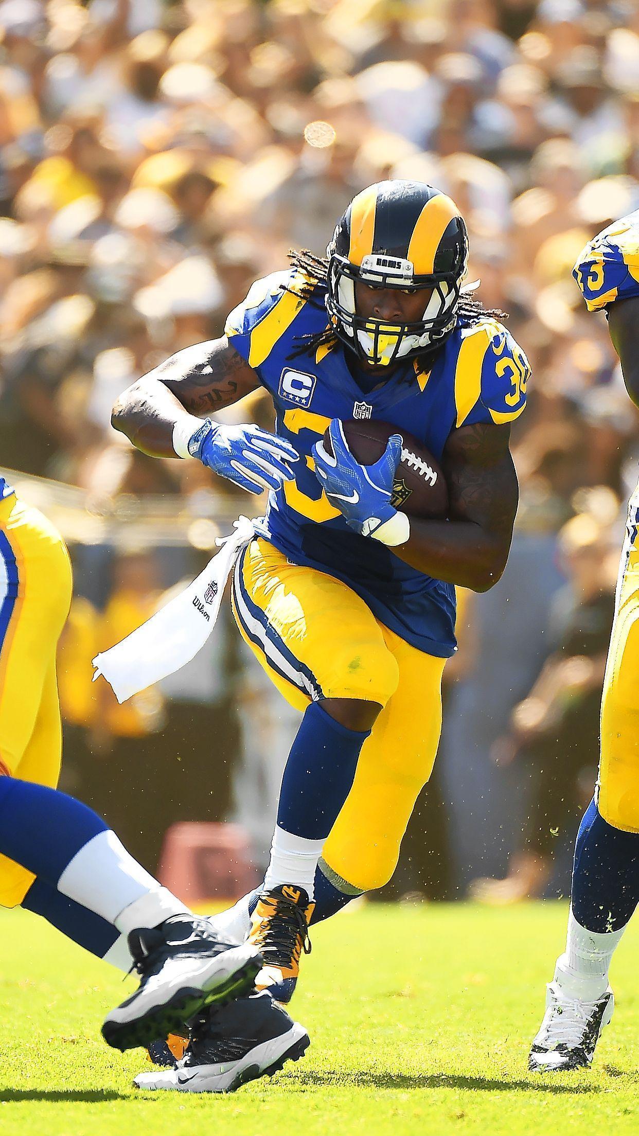 Todd Gurley Los Angeles Rams - La Rams Seattle Seahawks , HD Wallpaper & Backgrounds