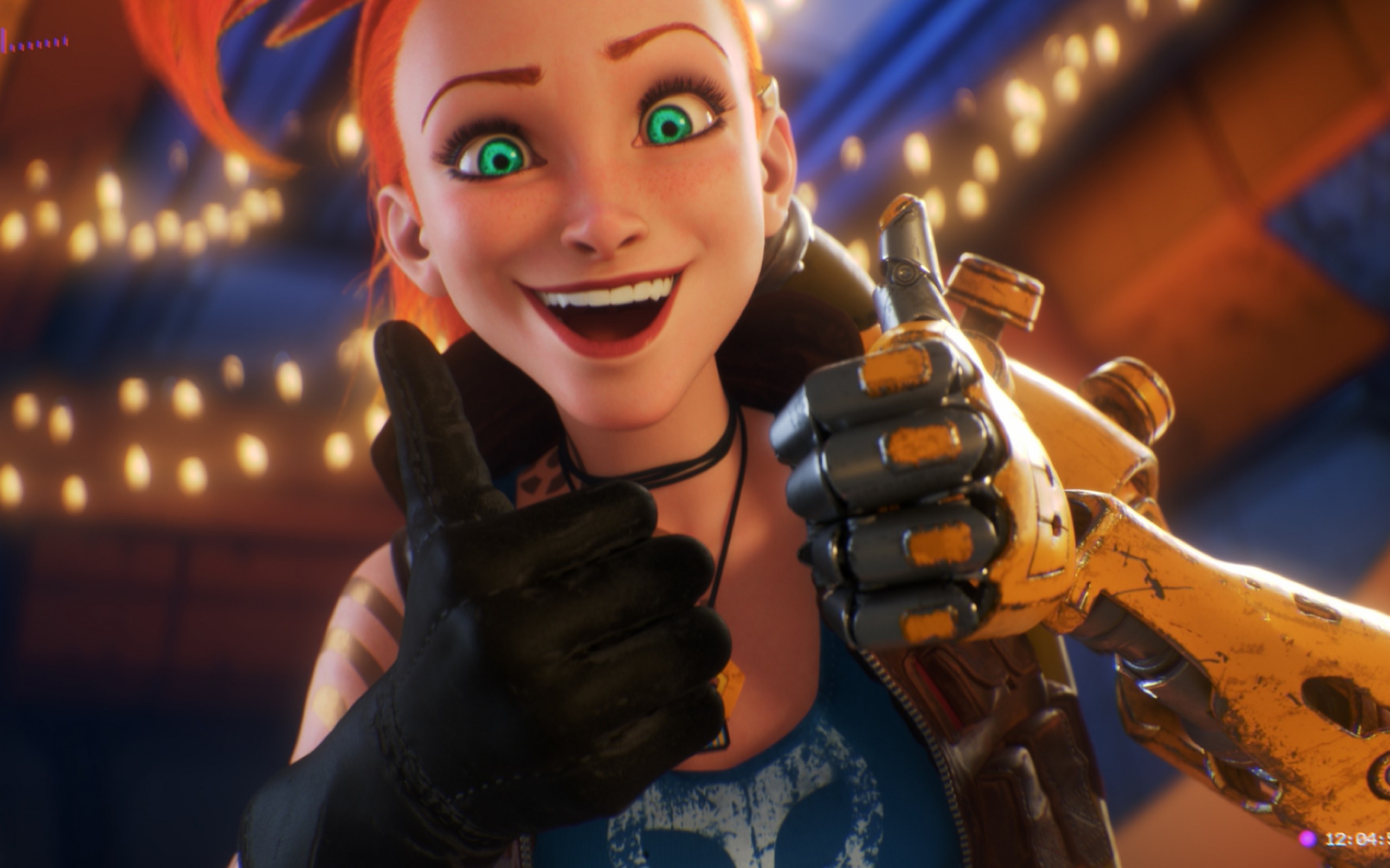 League Of Legends, Jinx, Thumbs Up, Smiling - League Of Legends Odyssey Jinx , HD Wallpaper & Backgrounds