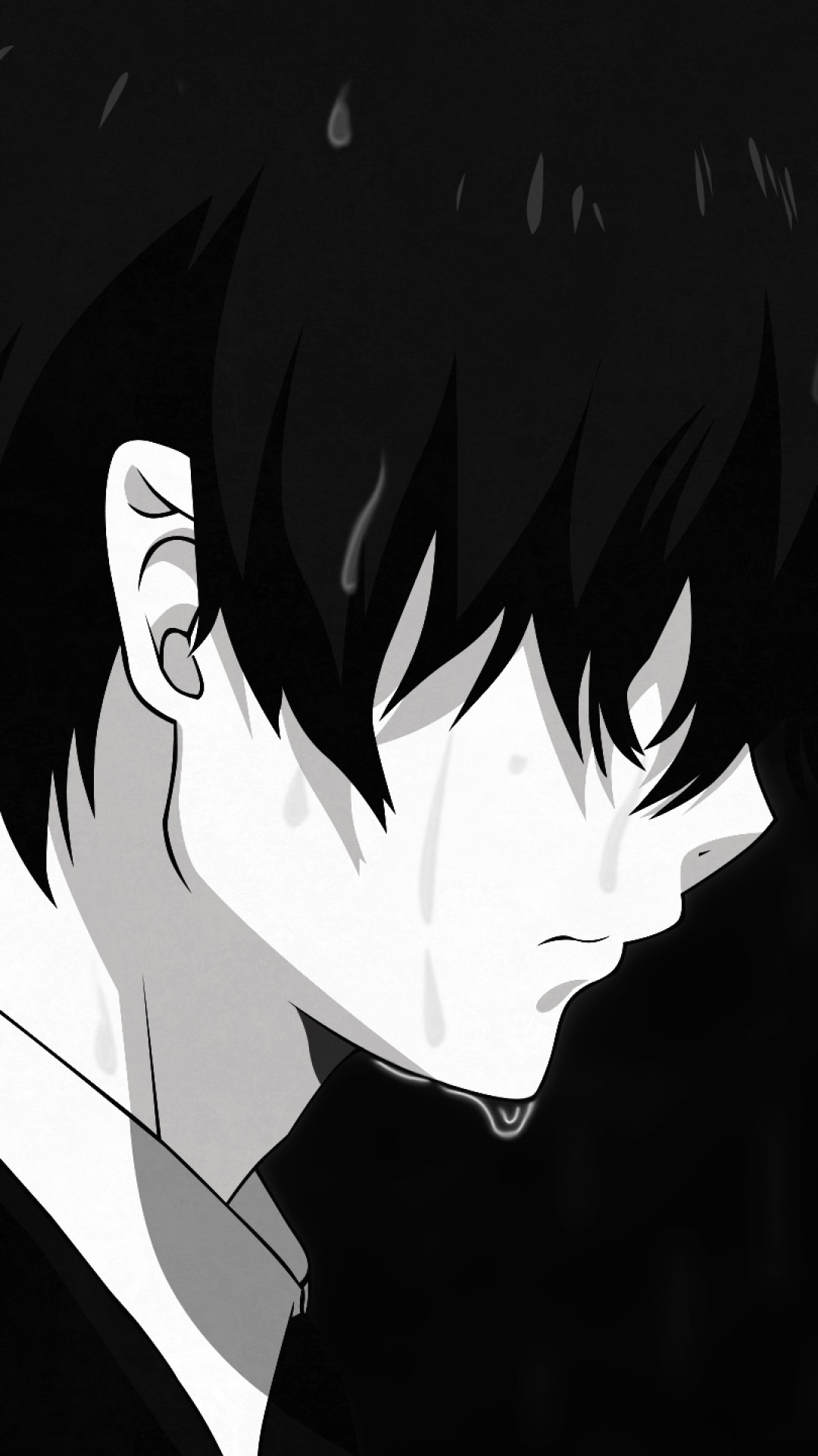 Blue Exorcist Iphone Wallpaper - Sad Profile Pics Anime , HD Wallpaper & Backgrounds