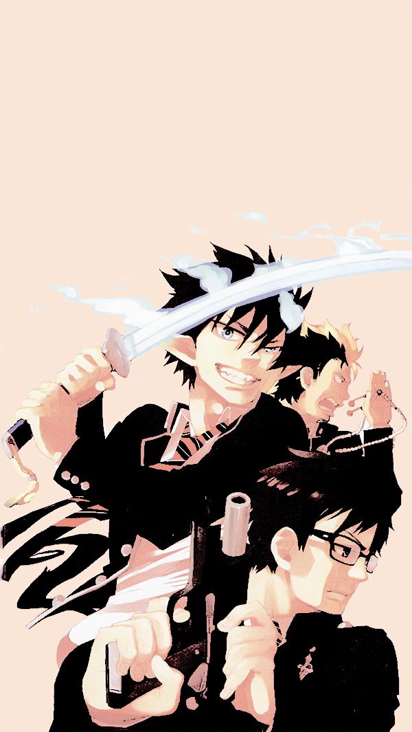 Ao No Exorcist Wallpapers - Blue Exorcist Wallpaper Phone , HD Wallpaper & Backgrounds