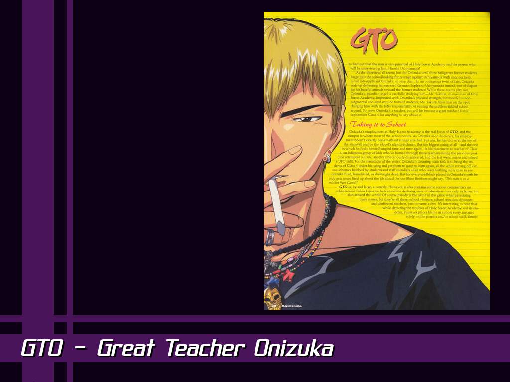 Great Teacher Onizuka Wallpaper - Great Teacher Onizuka Locandina , HD Wallpaper & Backgrounds