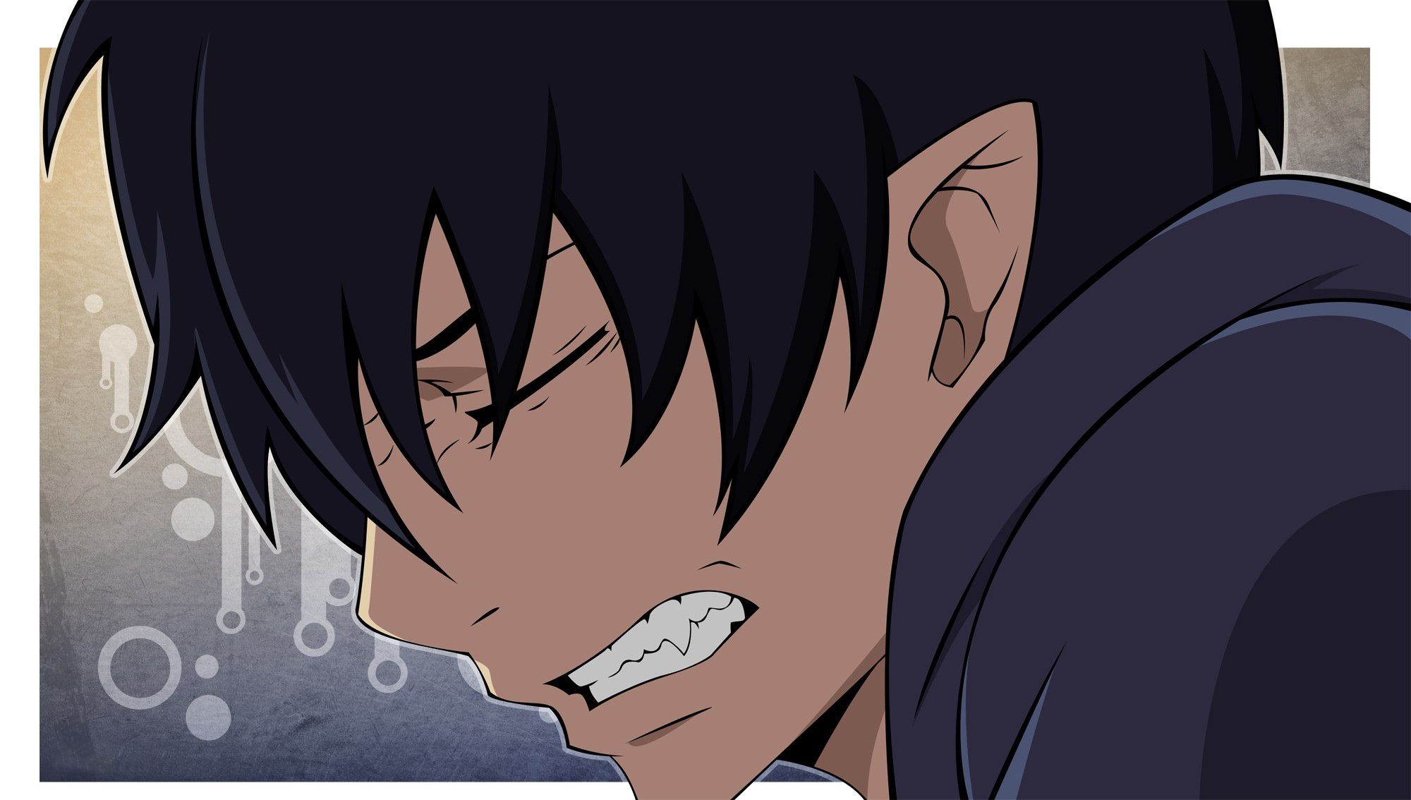 Anime Blue Exorcist Ao No Exorcist Rin Okumura Wallpaper - Ao No Exorcist Rin Crying , HD Wallpaper & Backgrounds
