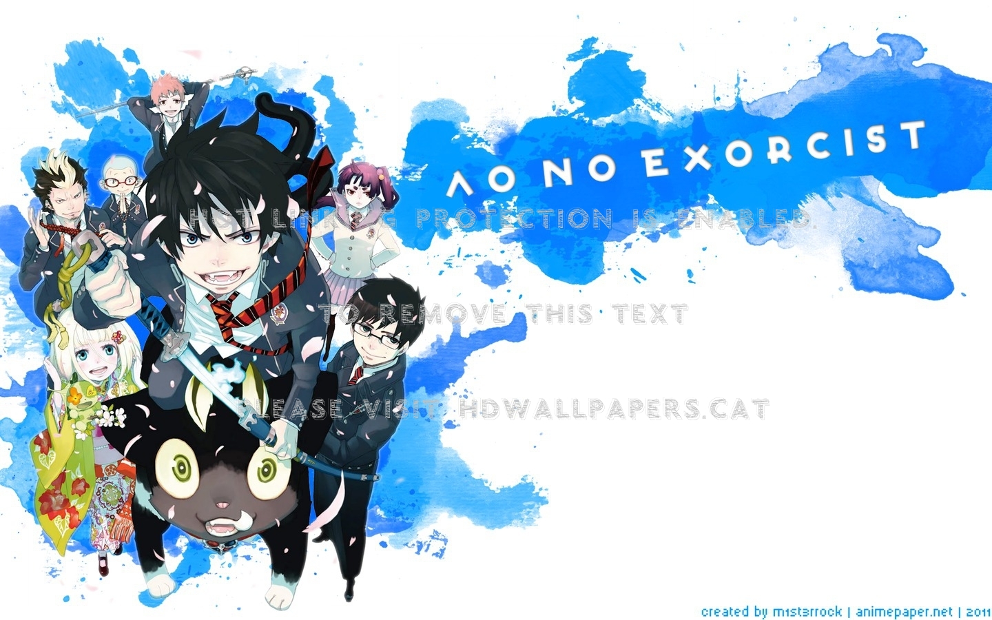 Blue Exorcist Show Poster , HD Wallpaper & Backgrounds