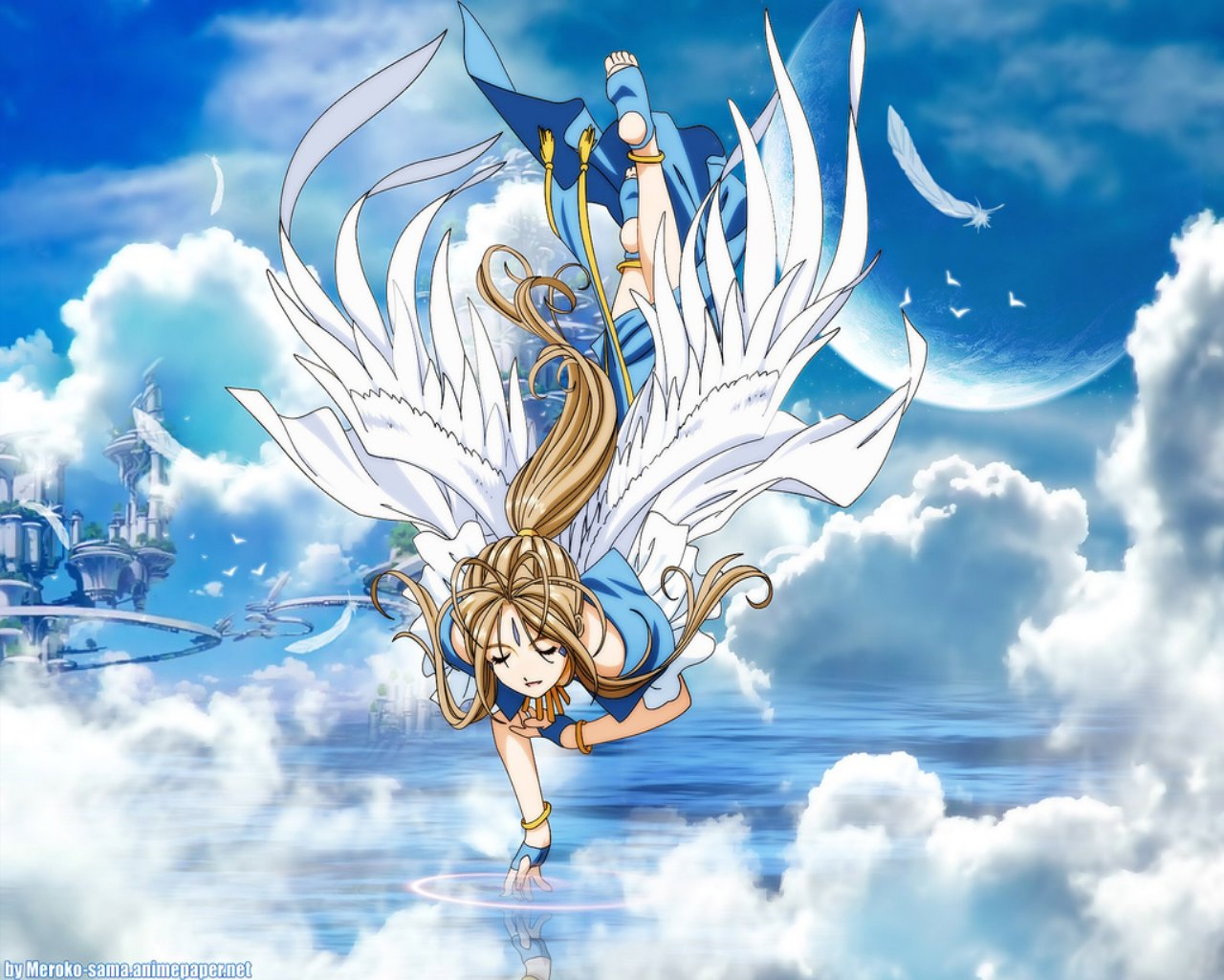 Ah My Goddess Wallpaper - Belldandy Aa Megami Sama , HD Wallpaper & Backgrounds