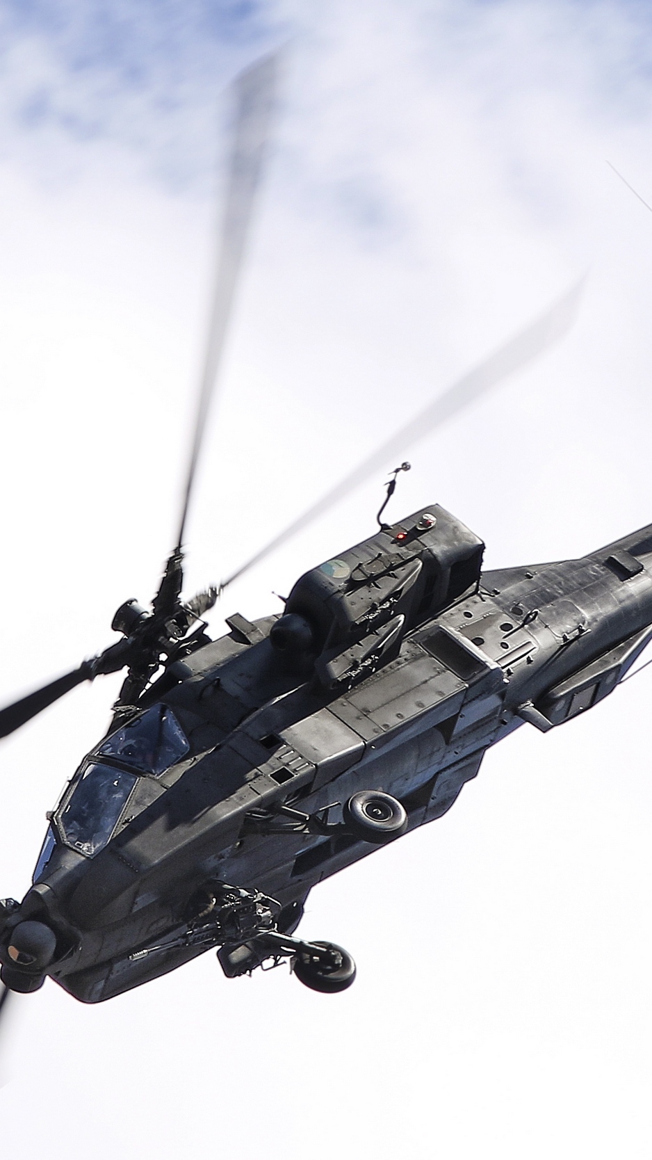 Wallpaper Ah-64d, Apache, Helicopter, Sky, Flight - Apache Helicopter Phone Background , HD Wallpaper & Backgrounds