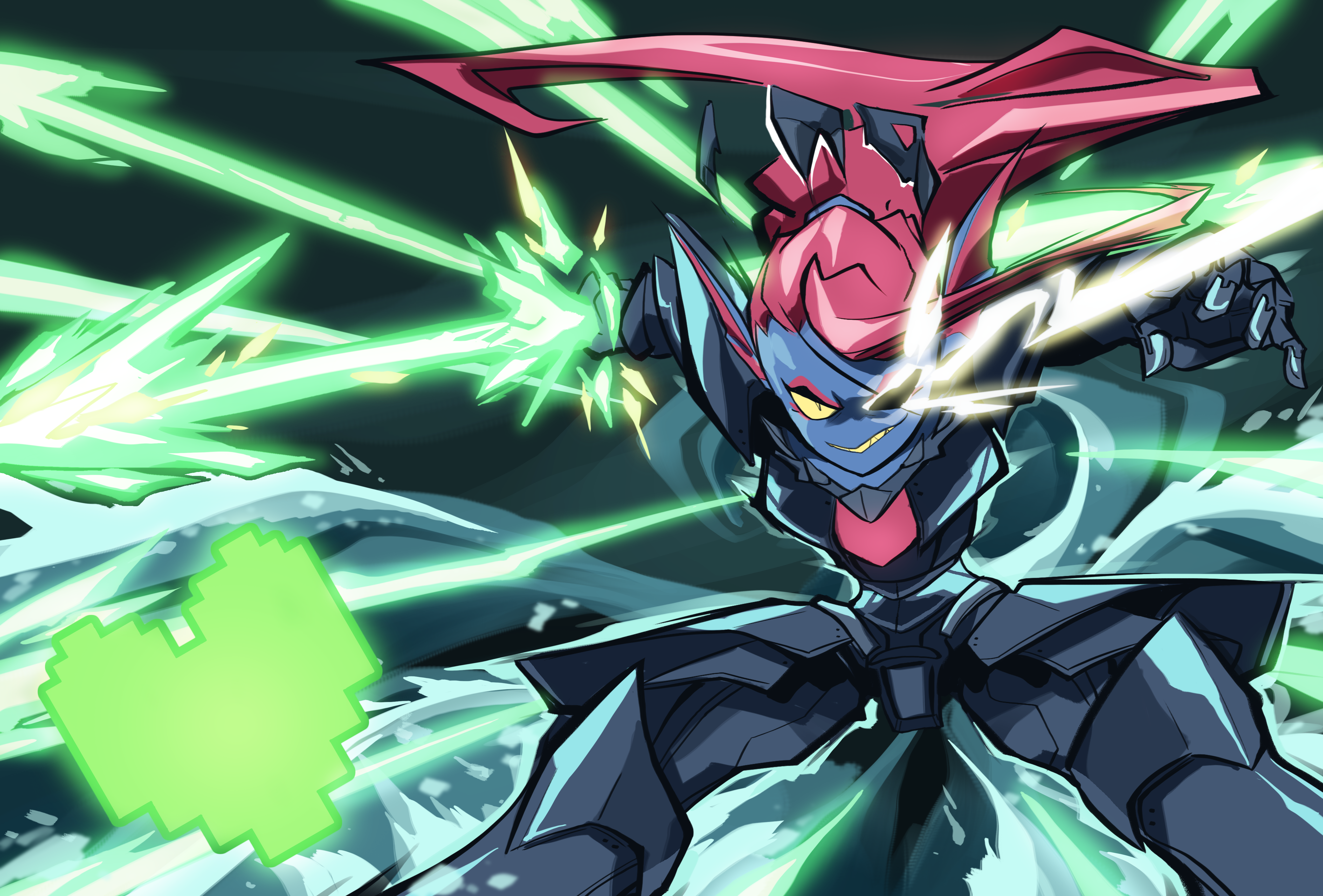 Undyne - Undyne The Undying Art , HD Wallpaper & Backgrounds