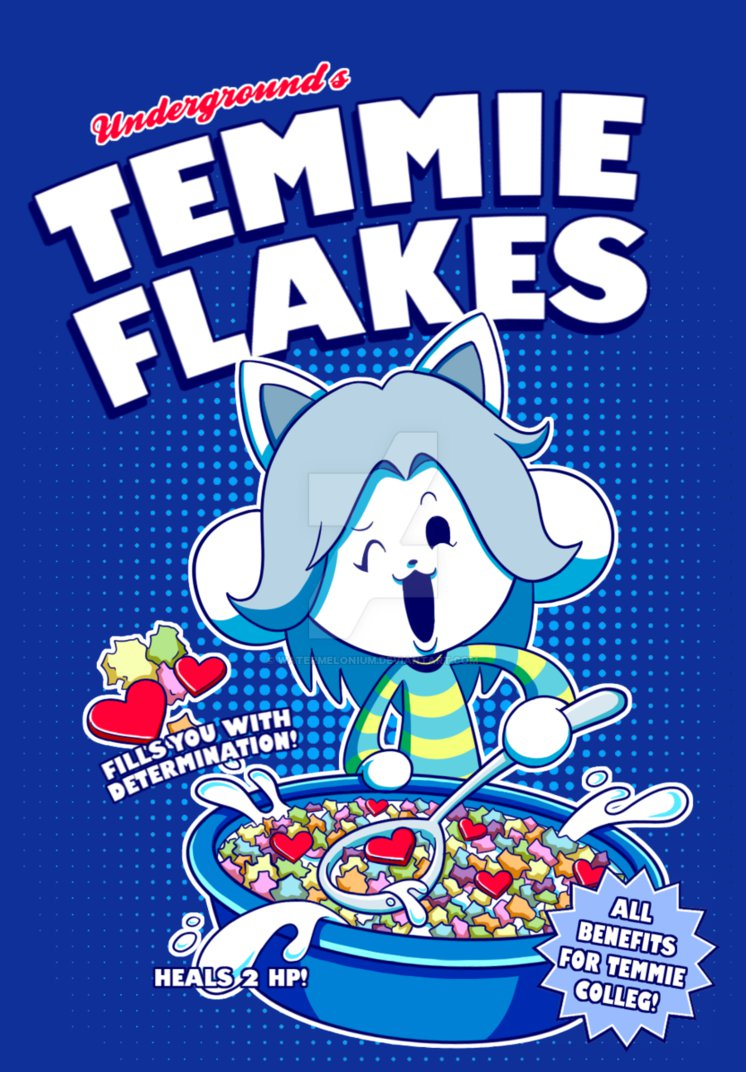 Temmie Flakes , HD Wallpaper & Backgrounds
