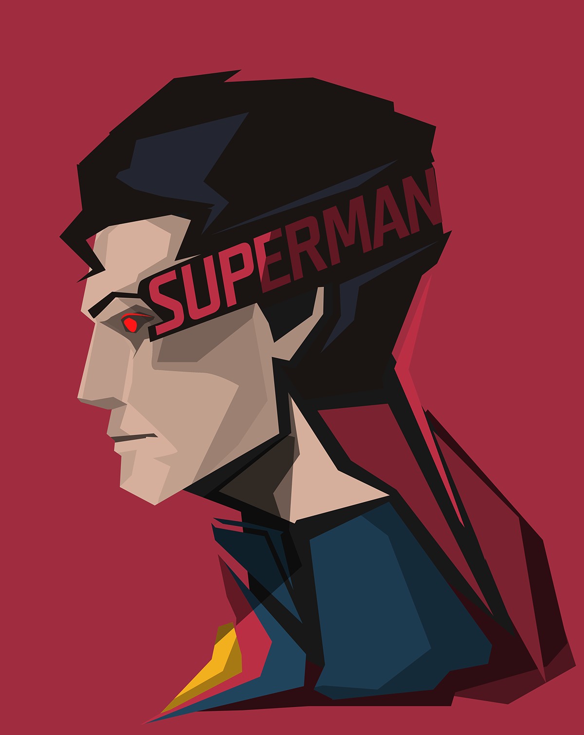 Superman, Dc Comics, Red Background, Superhero - Pophead Shots Superman , HD Wallpaper & Backgrounds