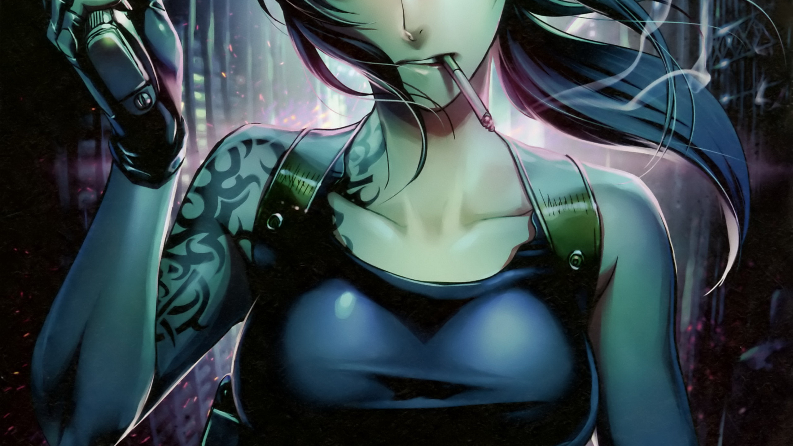 Black - Black Lagoon Revy Shirt , HD Wallpaper & Backgrounds