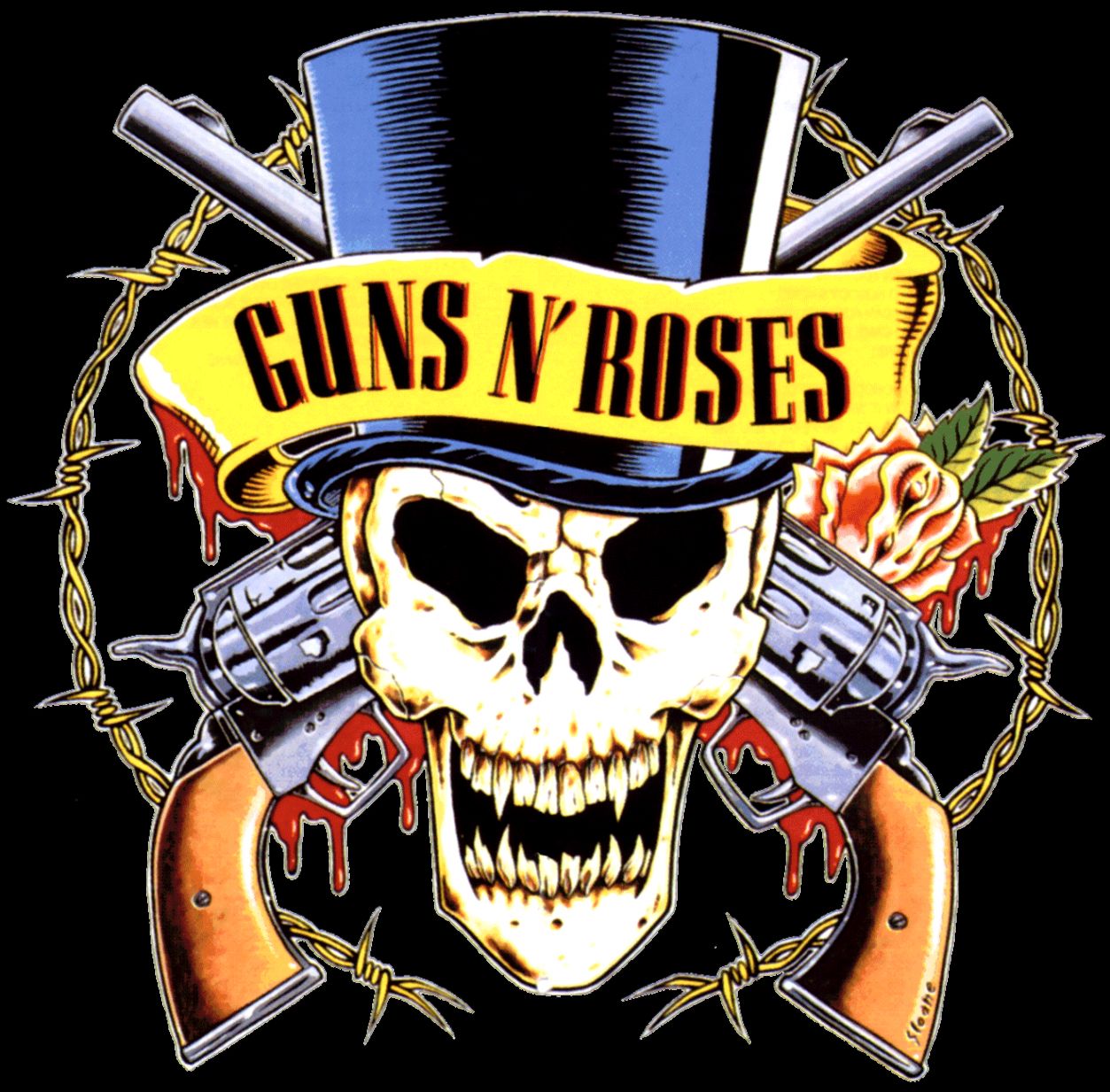 Guns N Roses Logo Transparent Png Stickpng Guns N Roses Cover