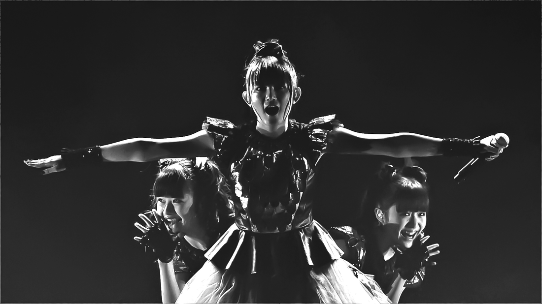 Babymetal Black And White , HD Wallpaper & Backgrounds