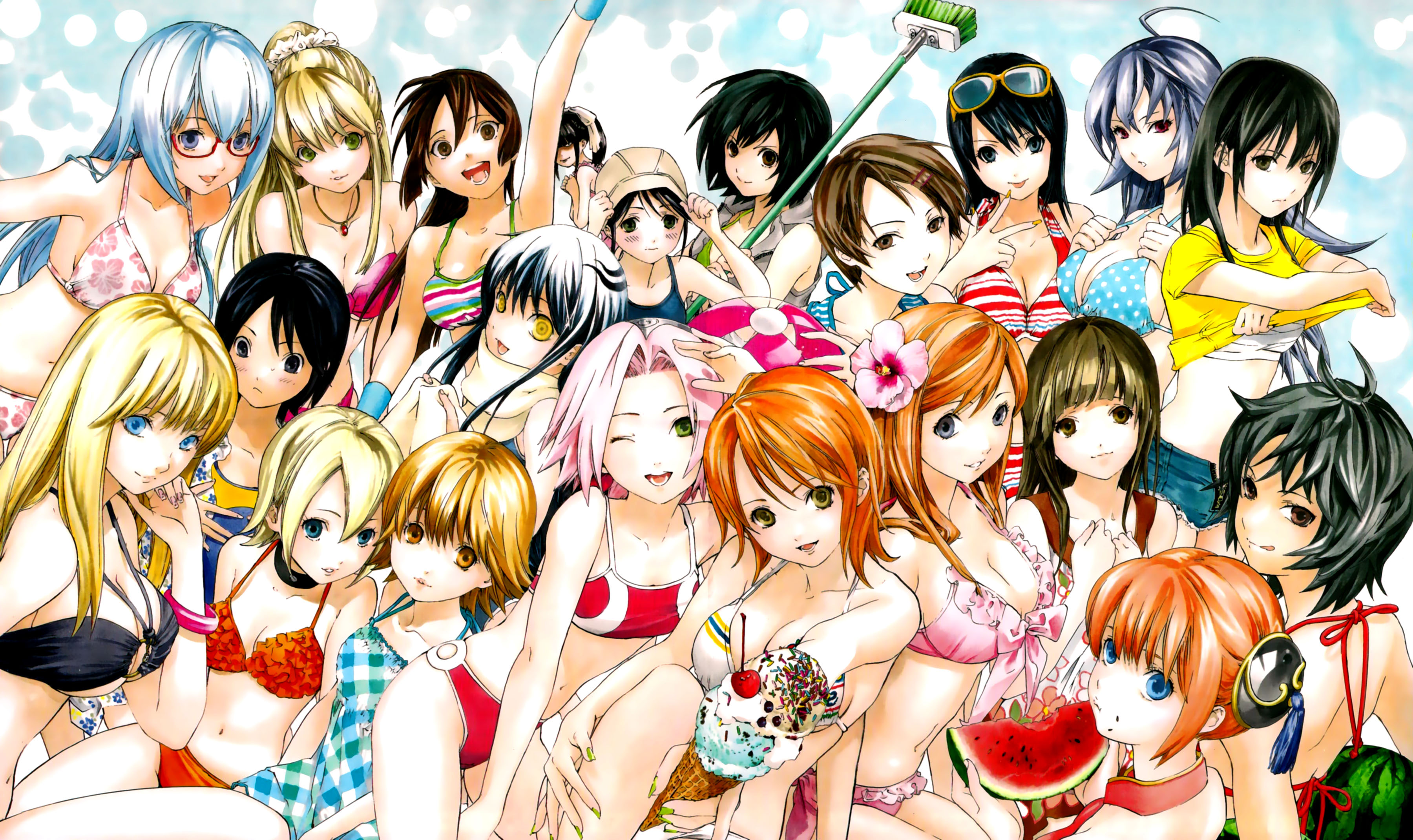 Anime Wallpaper - Shonen Jump Girls , HD Wallpaper & Backgrounds