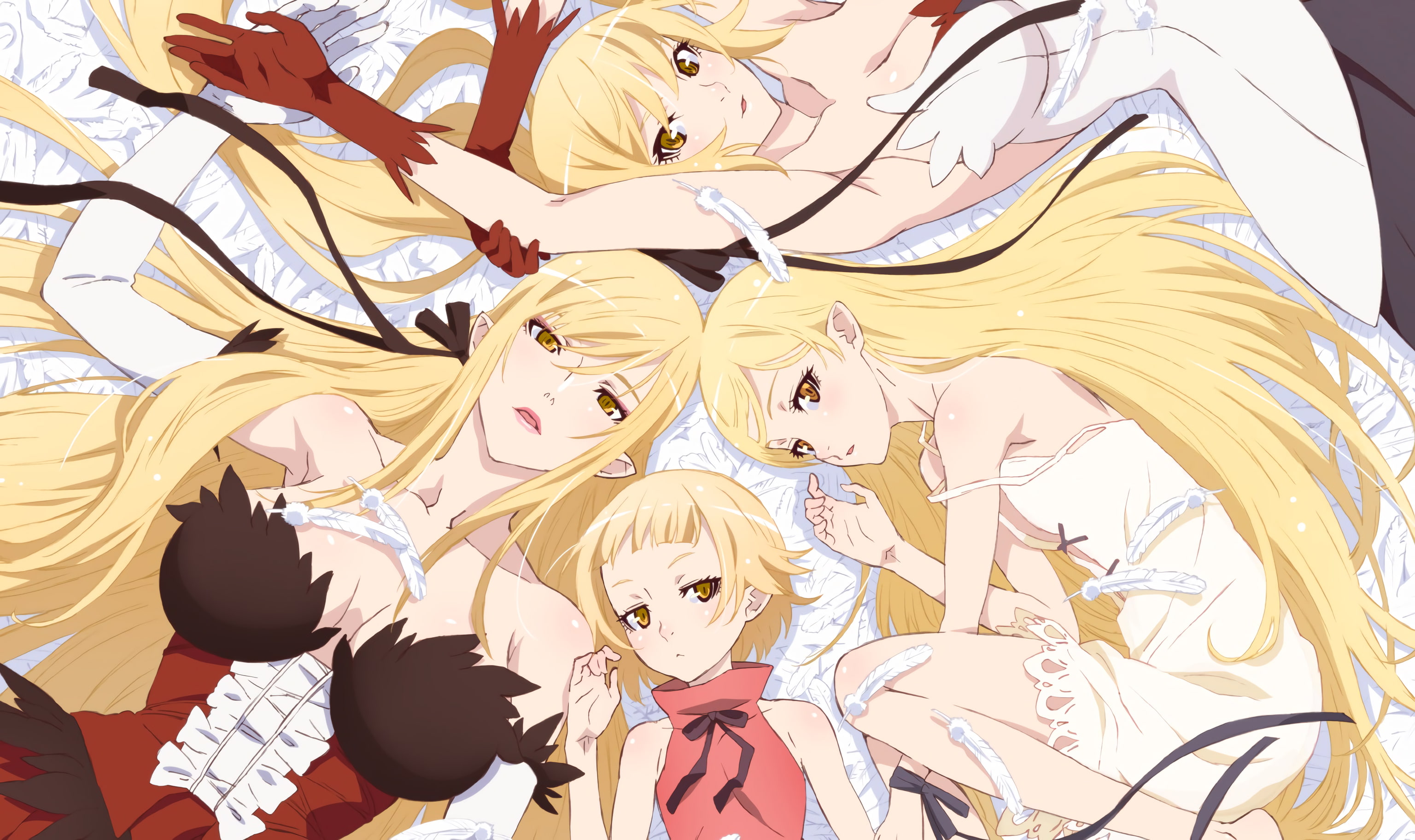 Anime, Animation, Manga, Oshino Shinobu, Monogatari - Kiss Shot Acerola Orion Heart Under Blade , HD Wallpaper & Backgrounds