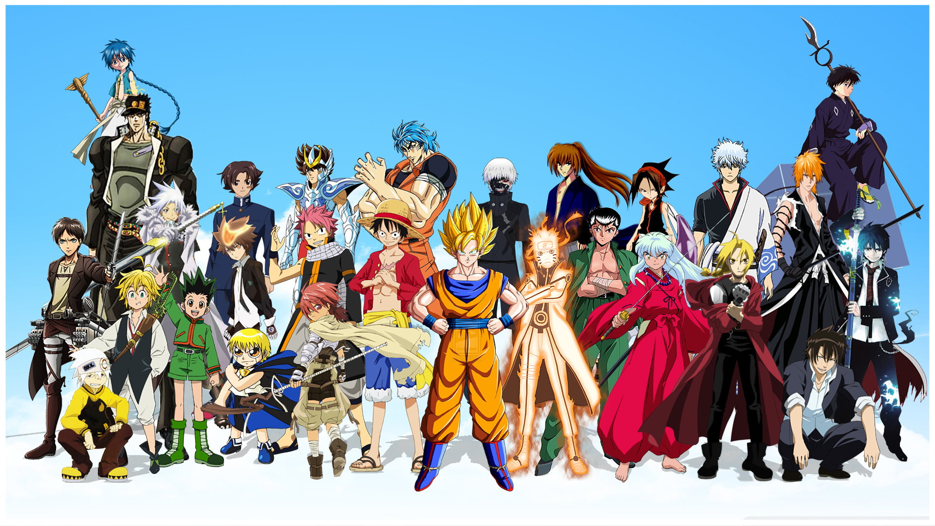 Anime Wallpaper, Crossover, Allen Walker, Baby Beel, - Seven Deadly Sins Background , HD Wallpaper & Backgrounds