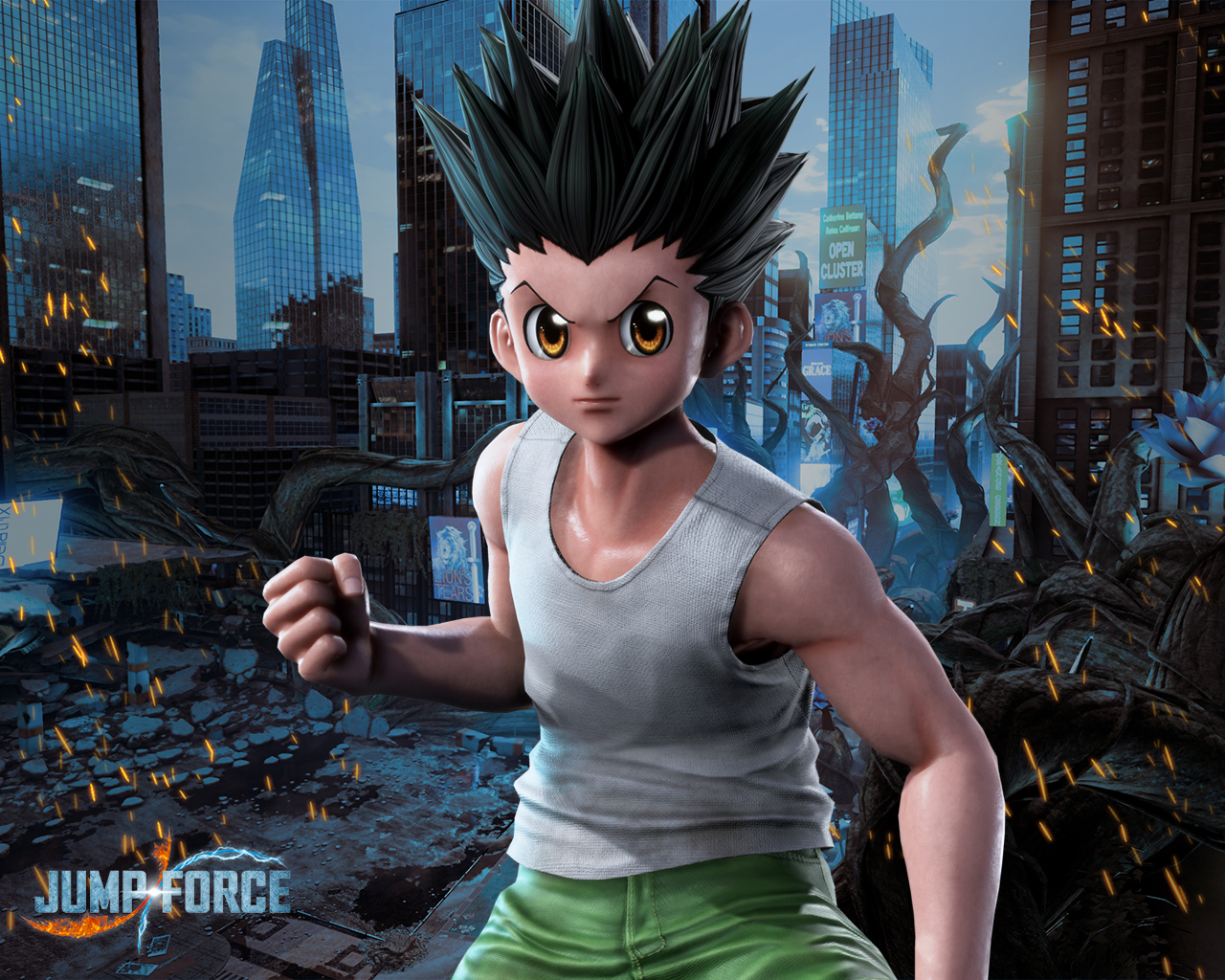 Desktop - Gon Freecss Jump Force , HD Wallpaper & Backgrounds