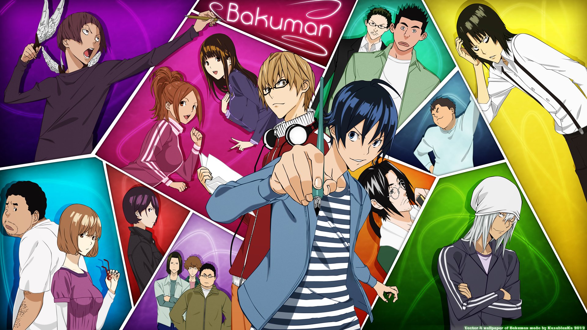 Wallpapers Id - - Bakuman Anime , HD Wallpaper & Backgrounds