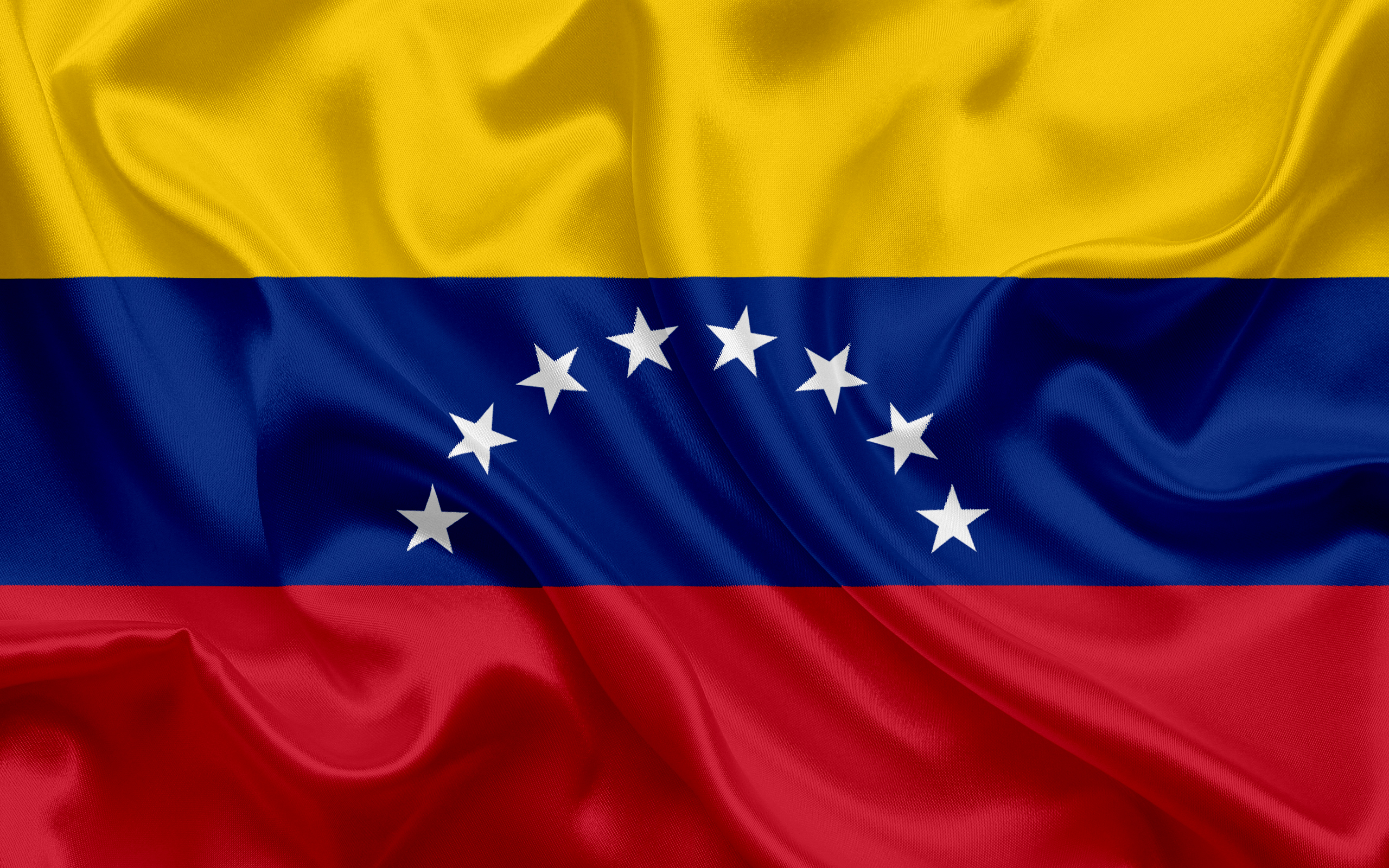 Download Wallpapers Venezuelan Flag, Venezuela, National - Bandera De Venezuela Full Hd , HD Wallpaper & Backgrounds