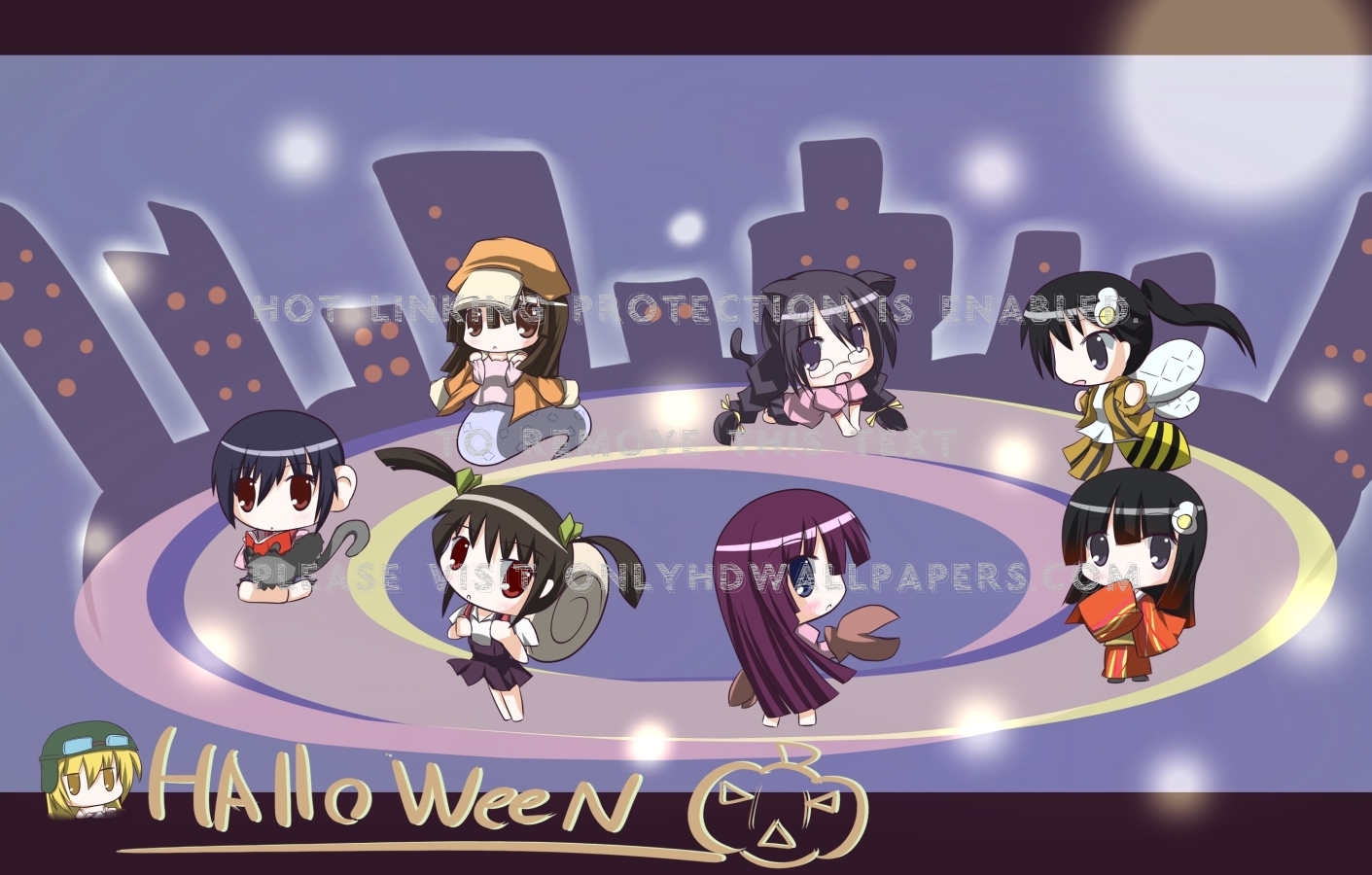 Monogatari Halloween , HD Wallpaper & Backgrounds