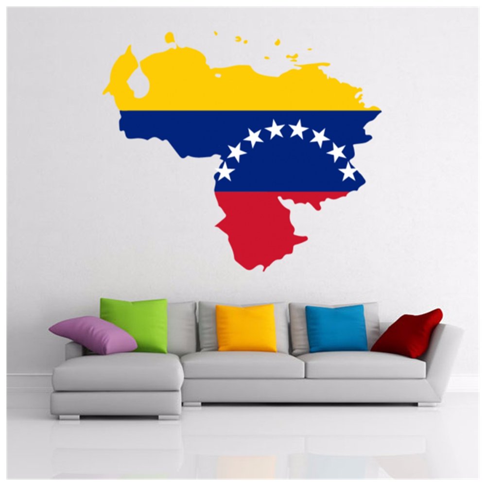 Diythinker 8 Stars Venezuelan Flag Map Of Venezuela - Small Map Of Venezuela , HD Wallpaper & Backgrounds